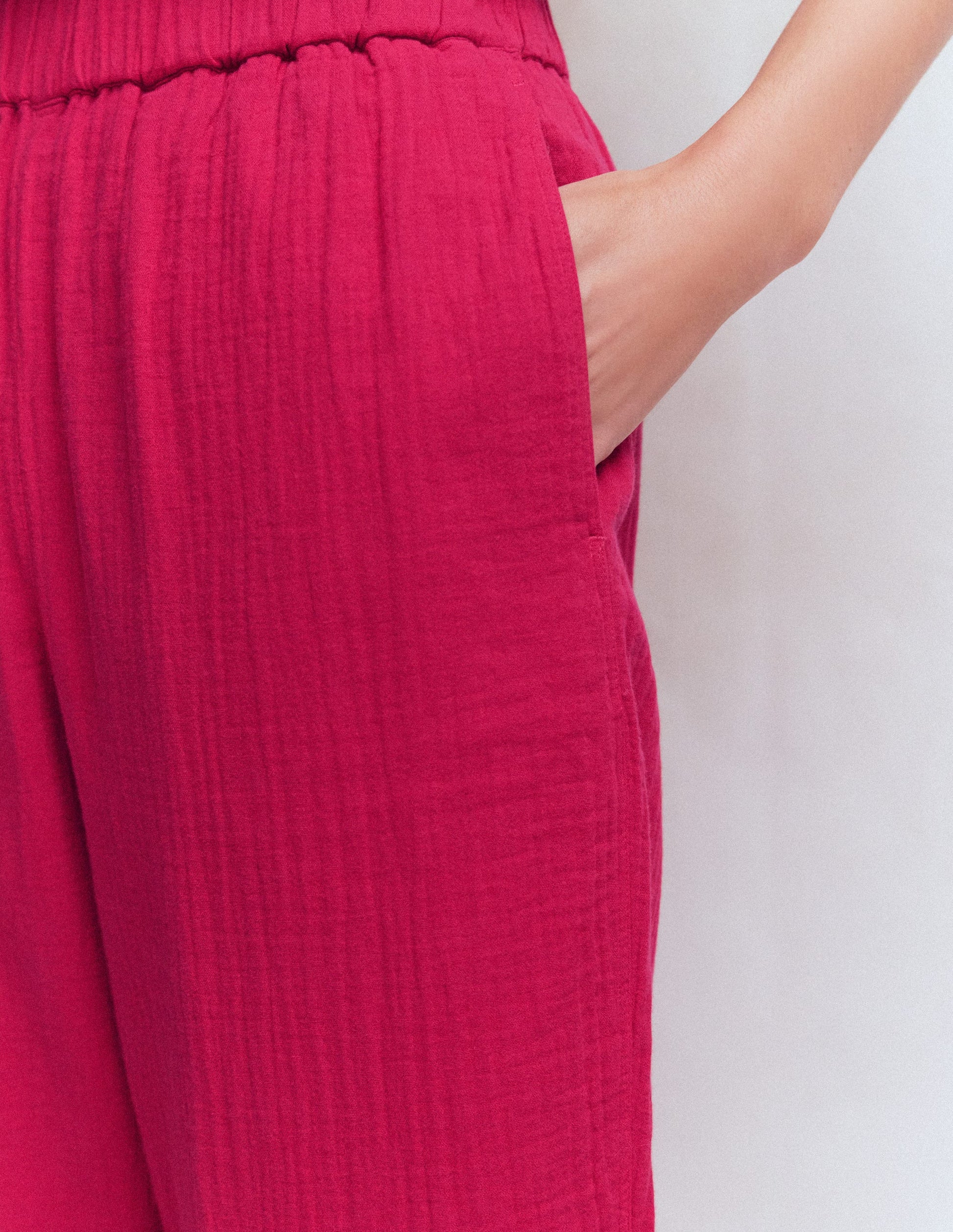 Verkürzte Doppeltuch-Hose-Granatapfel-2