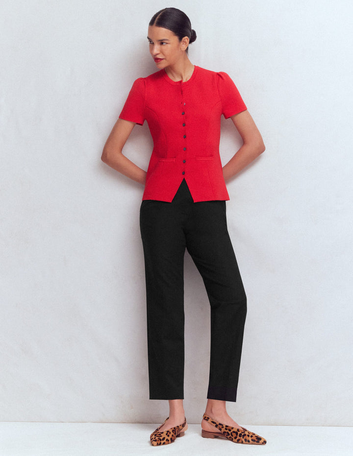 Pantalon cigarette-Noir