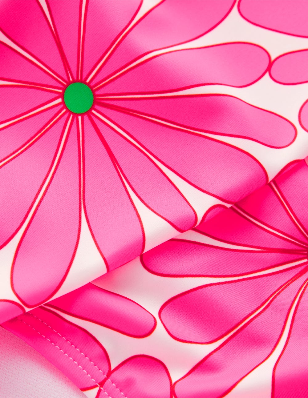 Classic Fold Bikini Bottoms-Sangria Sunset, Daisy Blossom-7