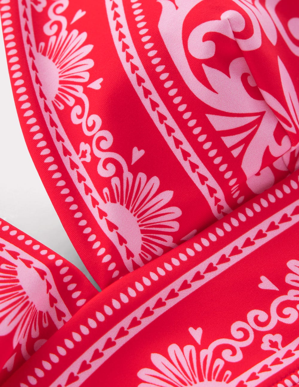 Porto Bikinioberteil-Rot, Ziergarten