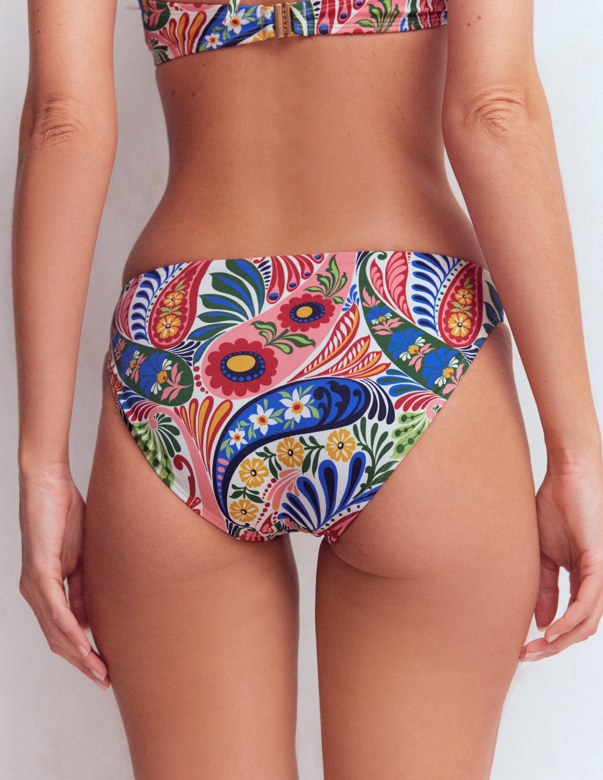 Classic Bikini Bottoms-Multi, Enchanted Paisley-3