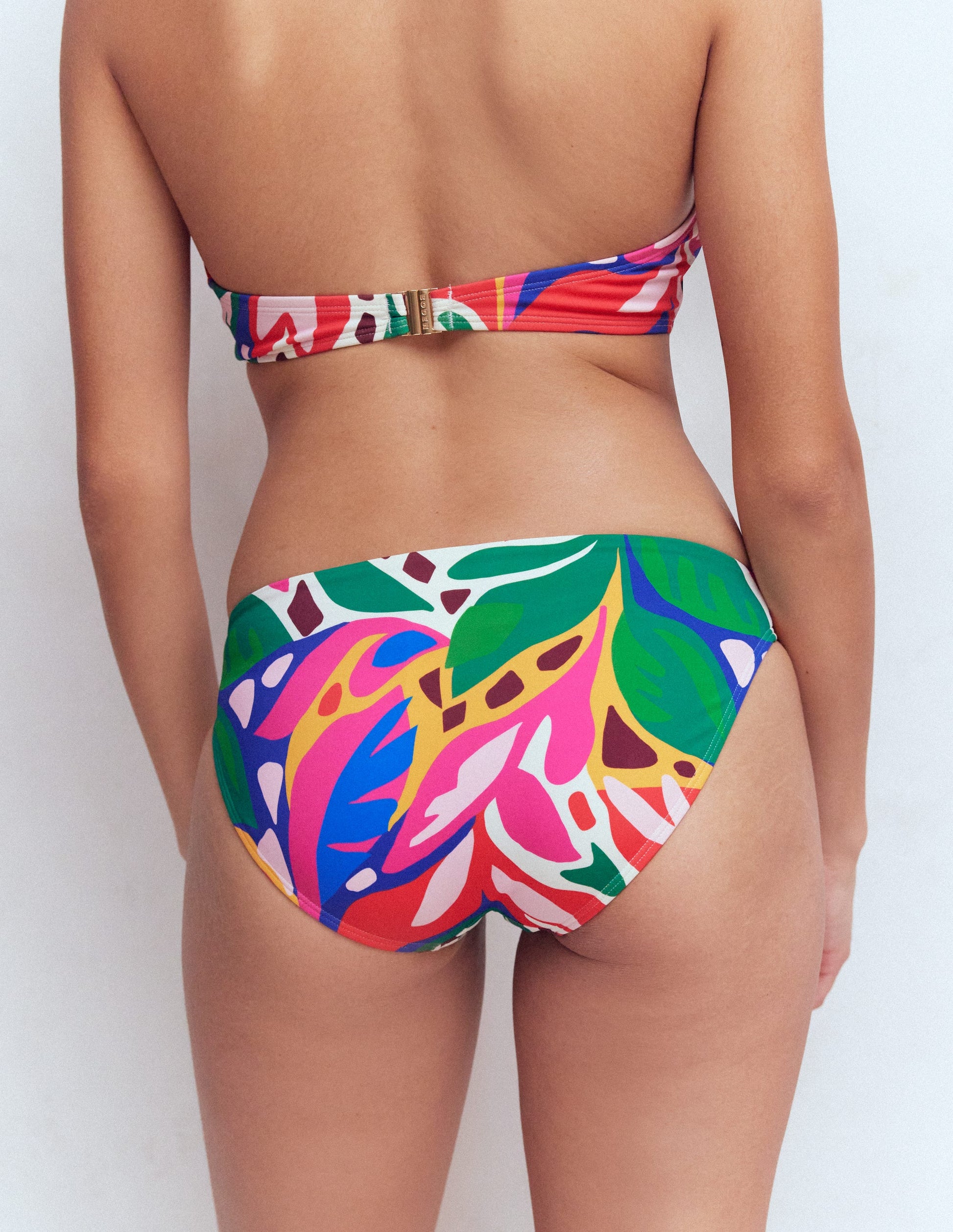 Bas de bikini intemporel-Multi, motif Leafy Cascade-7