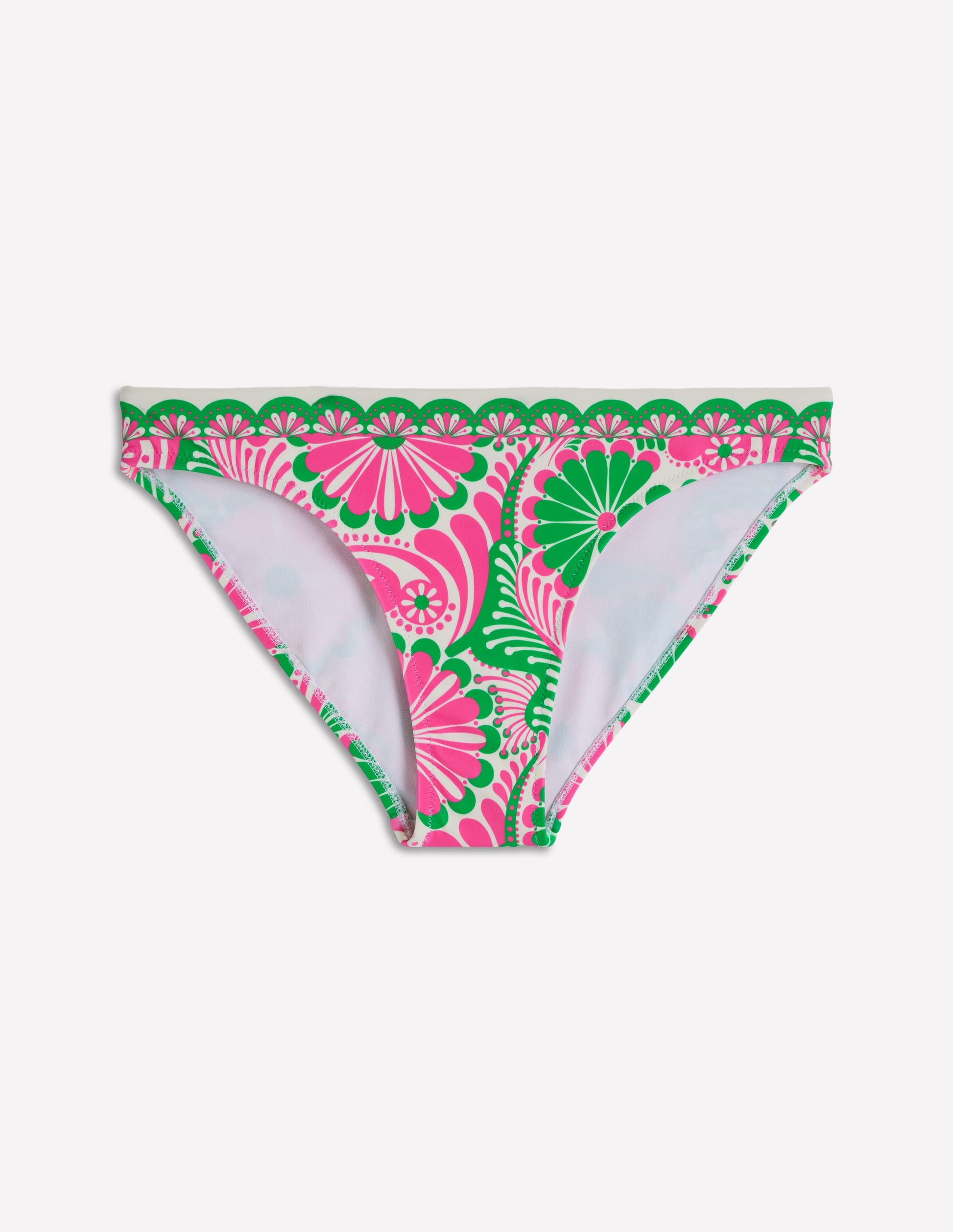 Classic Bikini Bottoms-Pink, Euphoric Gardens-5