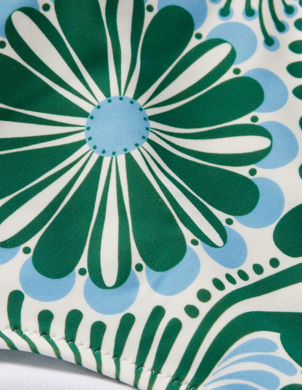 Bas de bikini intemporel-Bleu aérien, motif Euphoric Gardens - Image 7