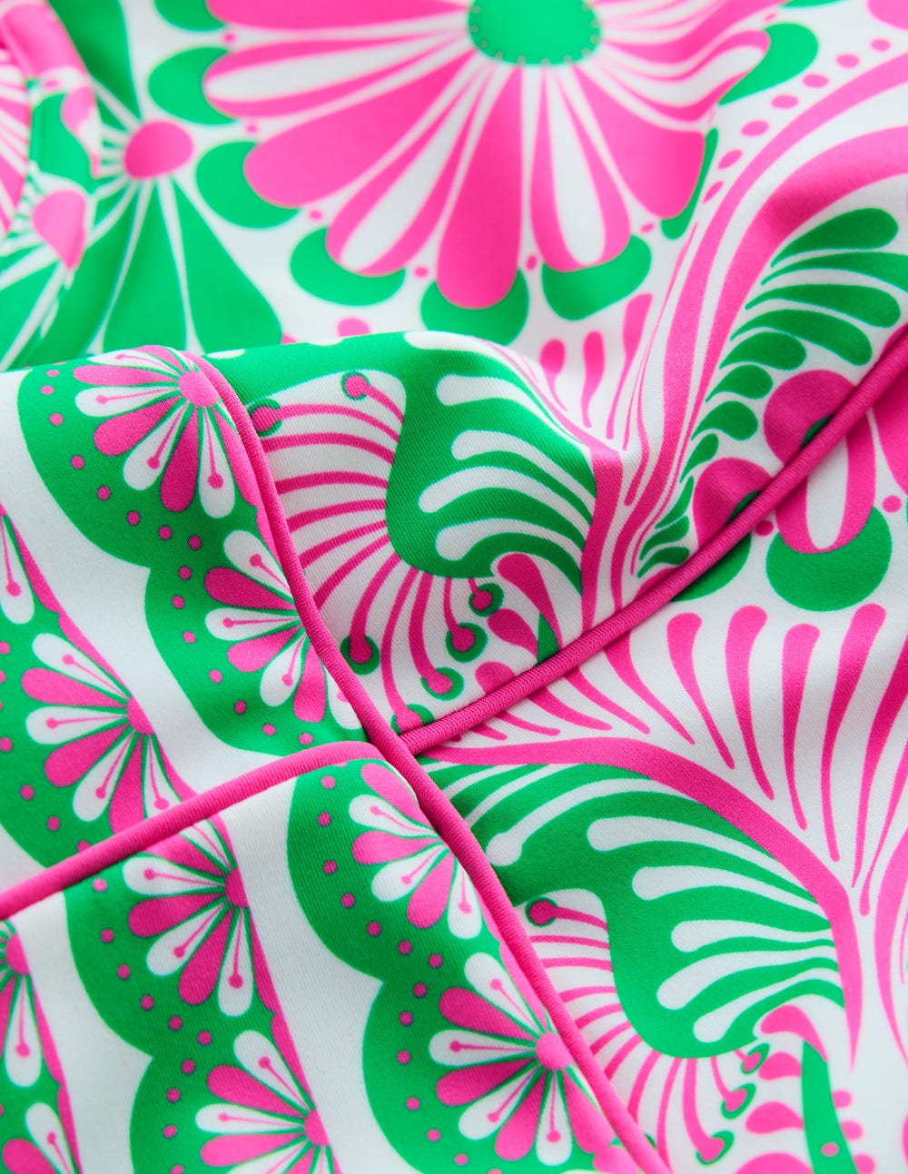 Rhodes Badeanzug in Körbchengröße-Rosa, Euphorische Gärten-8