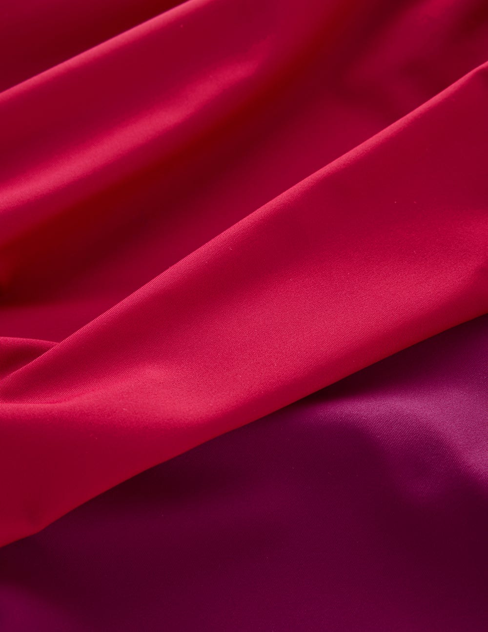 Mykonos Badeanzug mit tiefem V-Ausschnitt-Rot, Blockfarben-8