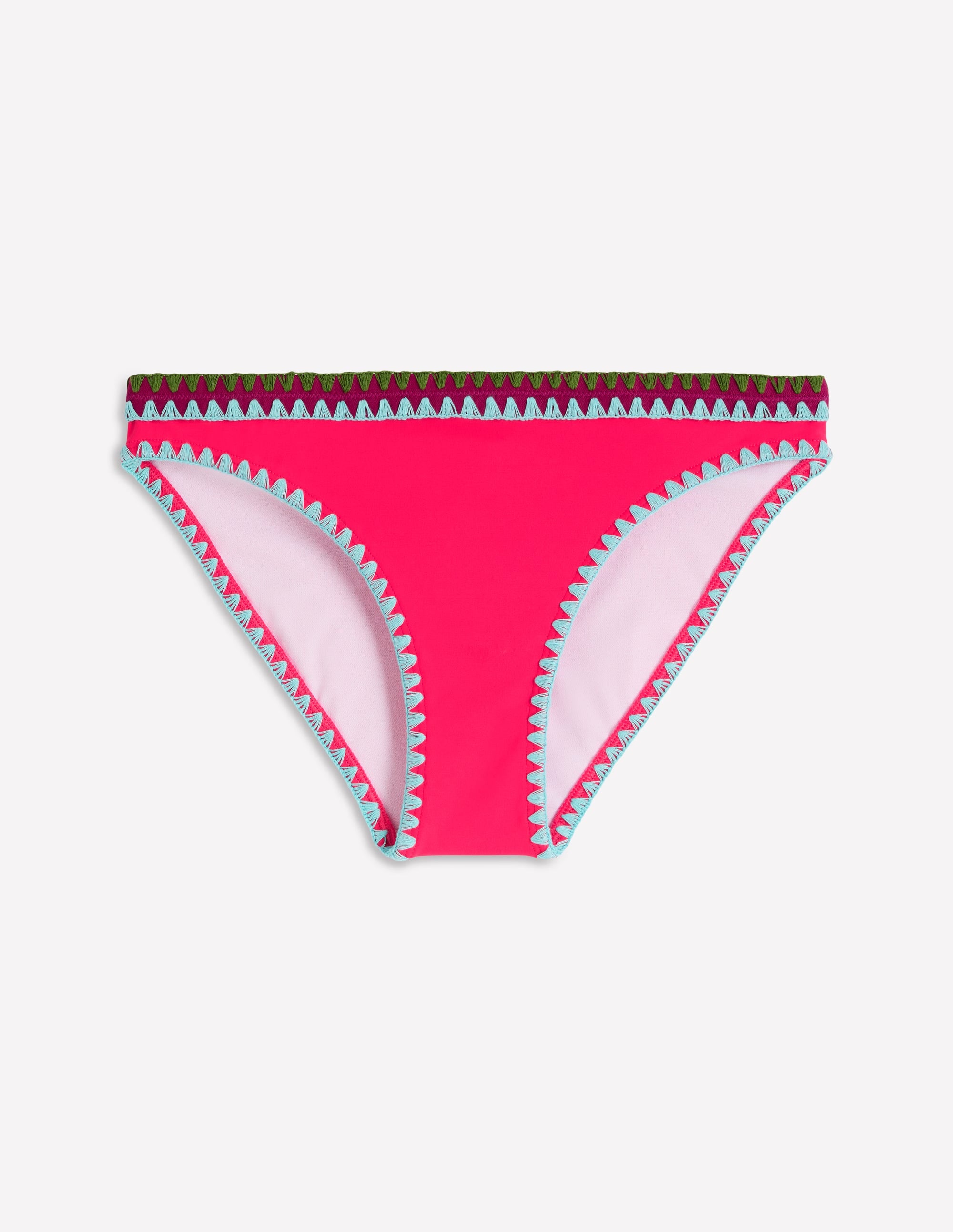 Porto Bikinihose-Rosig, Stickerei - Image 5