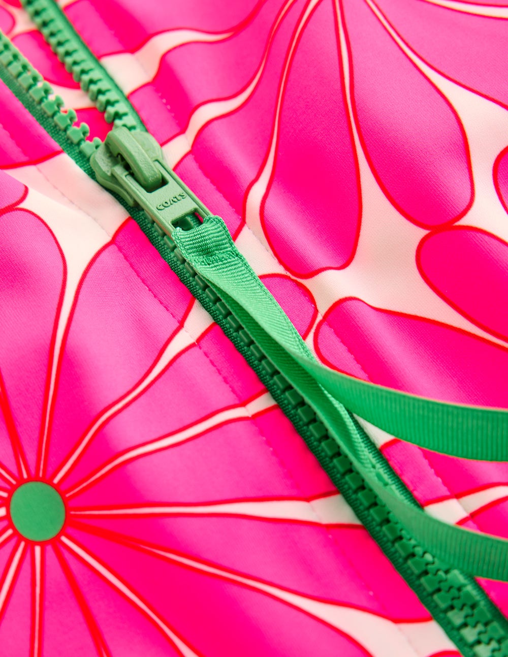 Sportlicher Badeanzug-Sangria Sonnenuntergang, Gänseblümchenblüte-6