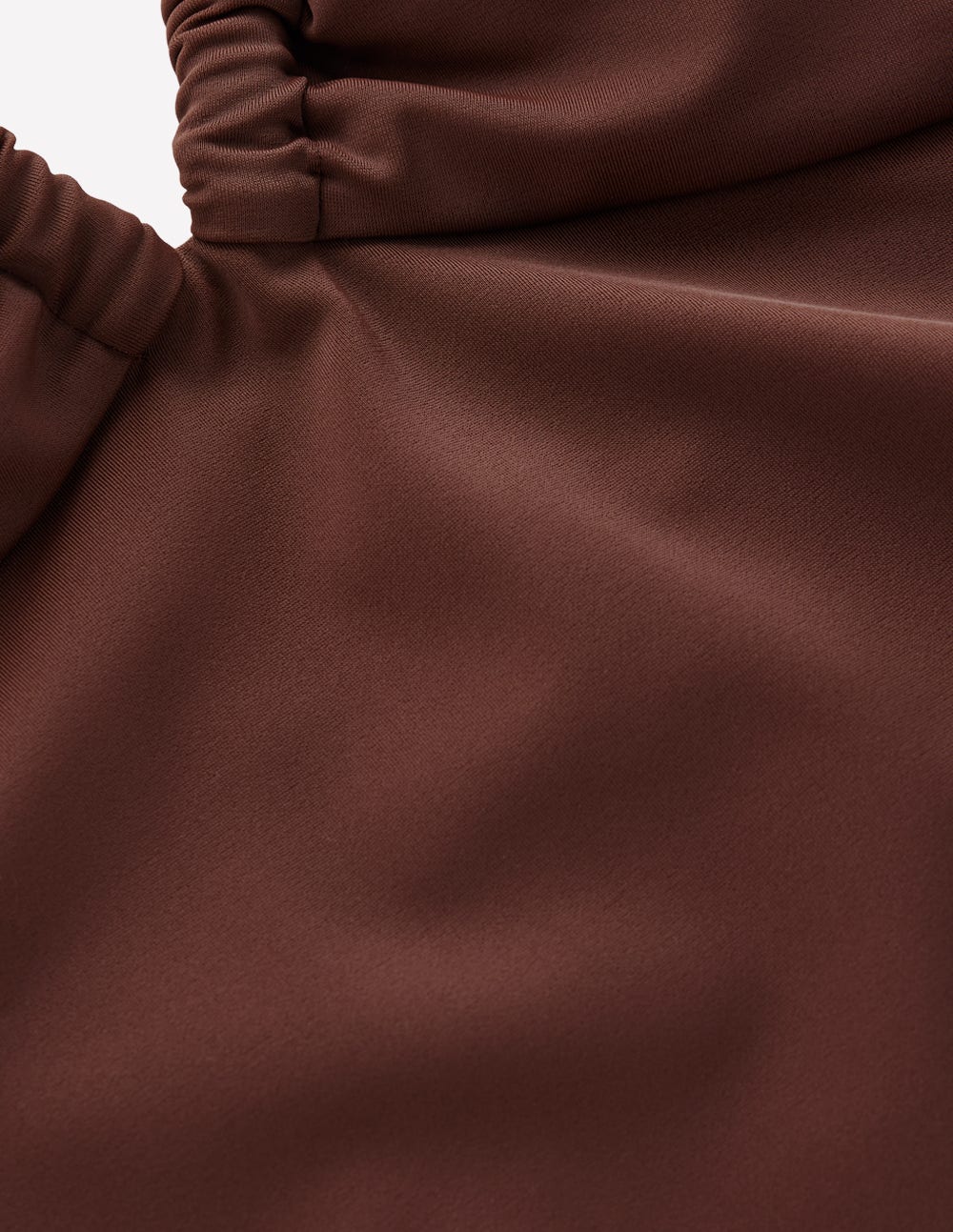 Minori Neckholder-Badeanzug zum Binden-Zimt-6