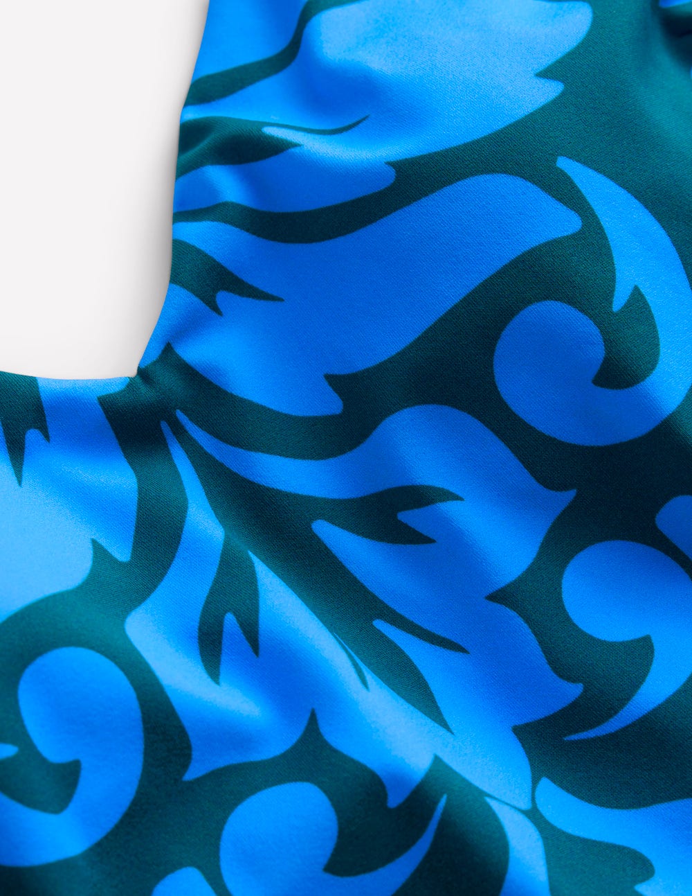 Maillot de bain imprimé à bretelles-Vert, motif Decorative Lattice-8