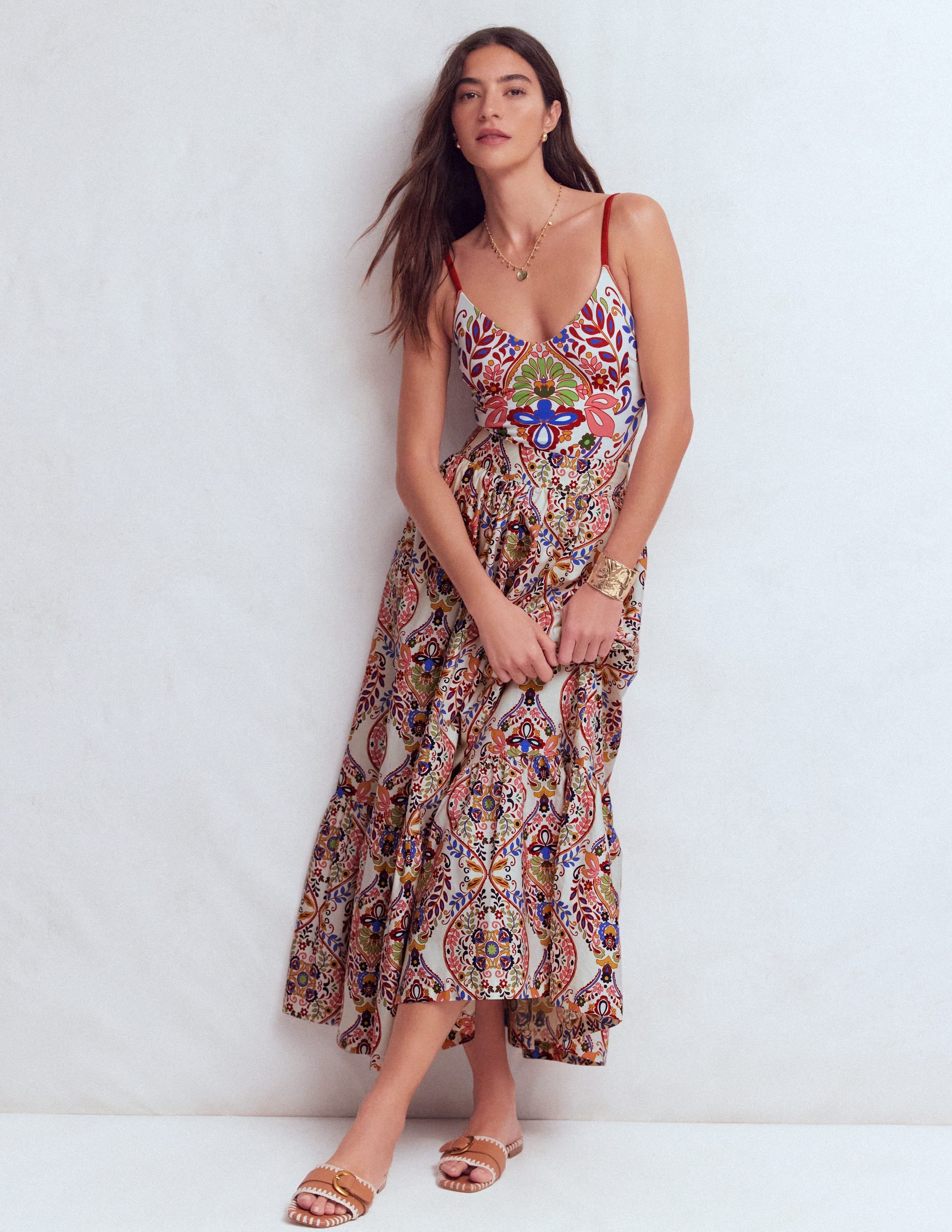 Maillot de bain col V Palermo-Multi, motif Enchanted Gardenia - Image 5