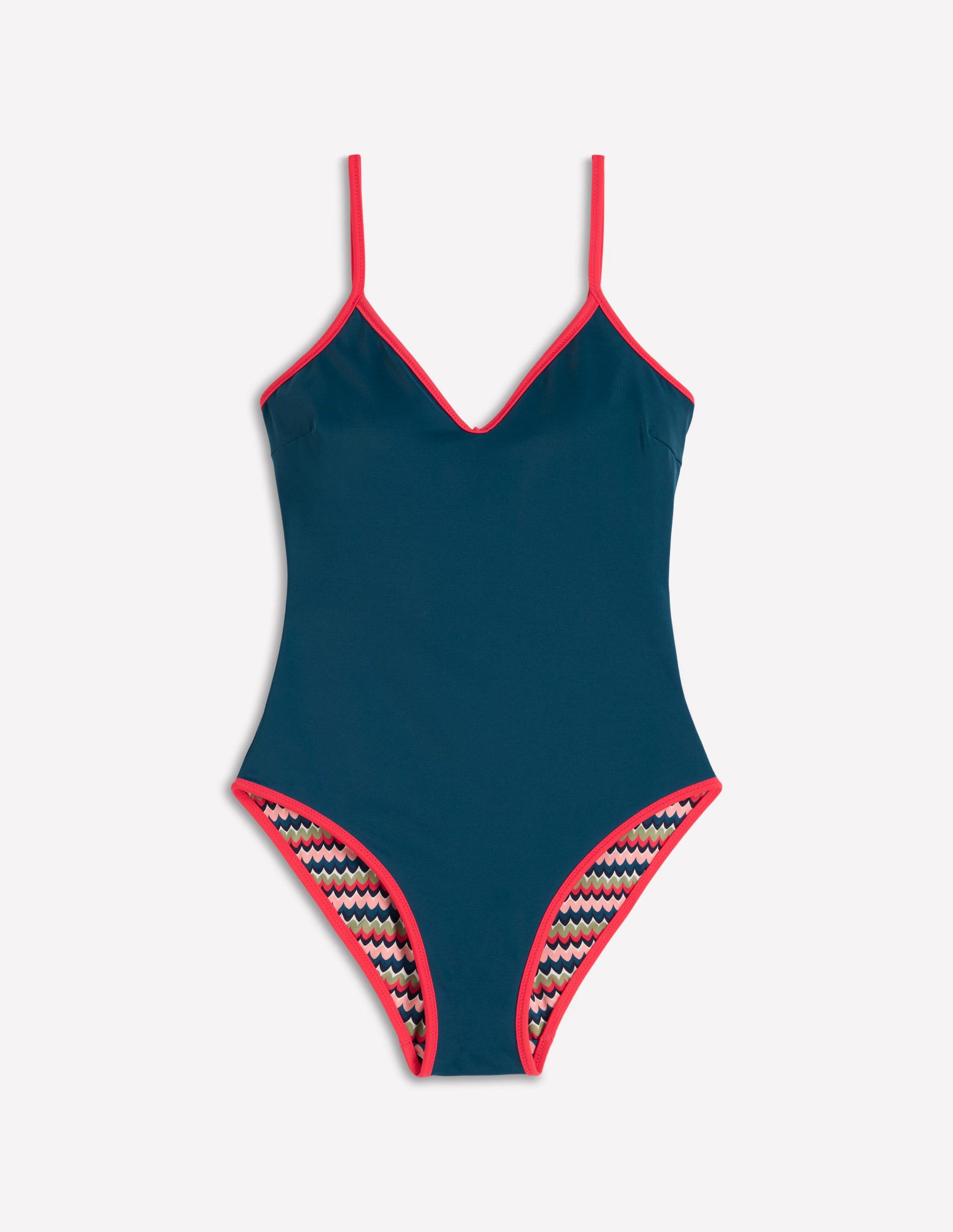 Maillot de bain Symi réversible-Multi, ondulation zigzag-6
