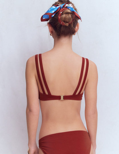 Arles Bikinioberteil-Paprikarot-3