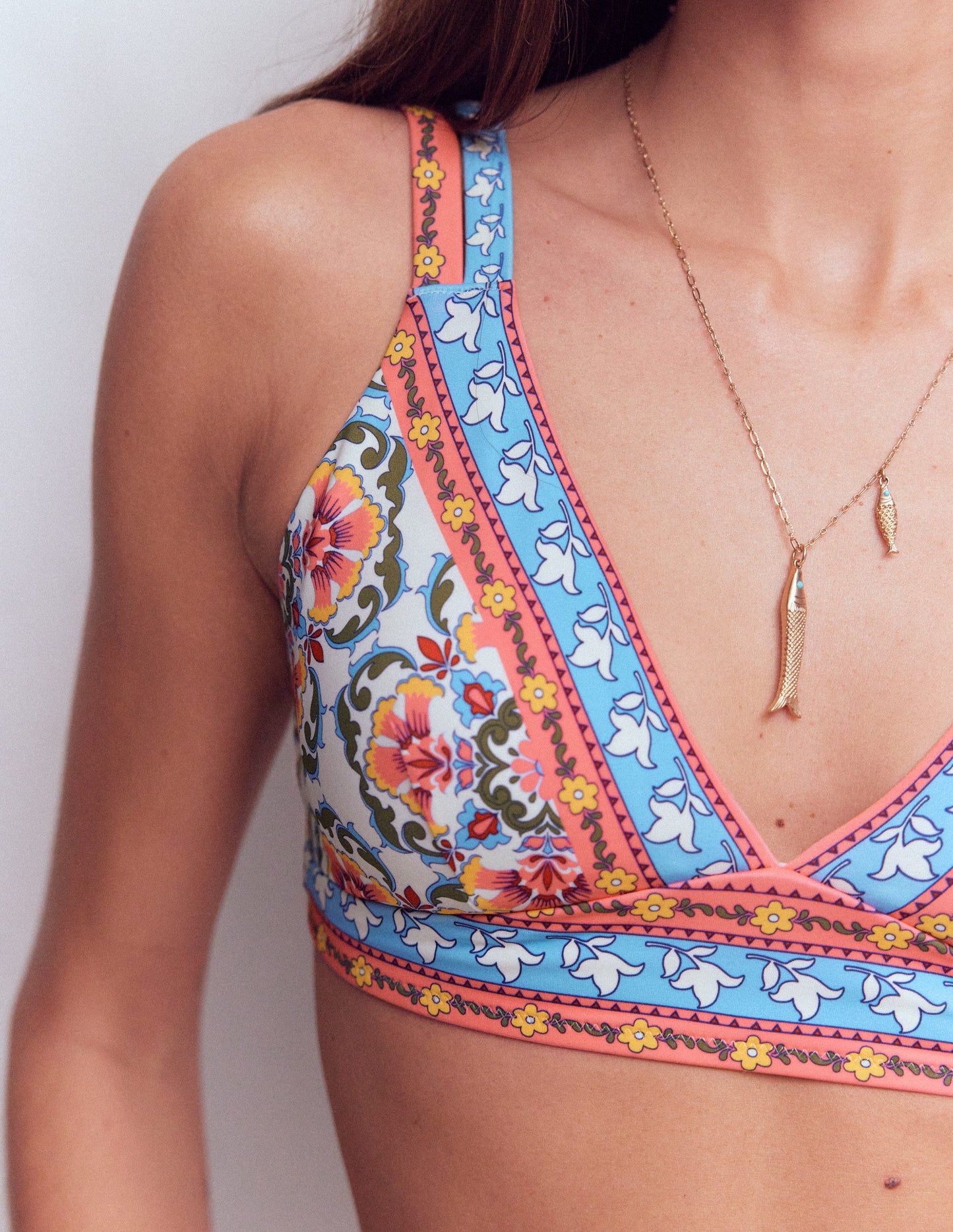 Arles Bikinioberteil-Rosa, Zierspalier