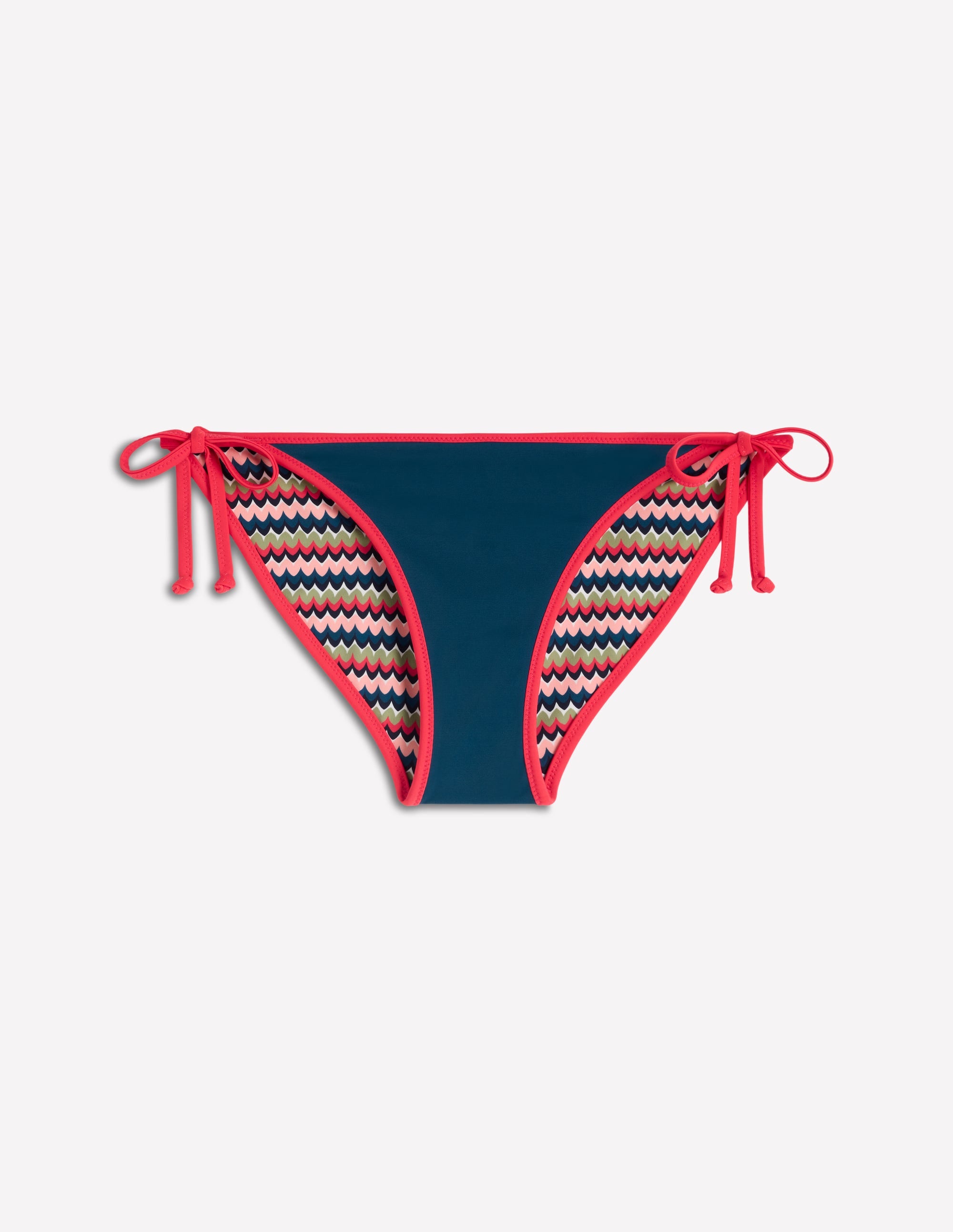Symi Wendbare Bikinihose-Bunt, Zickzack-Welle - Image 6