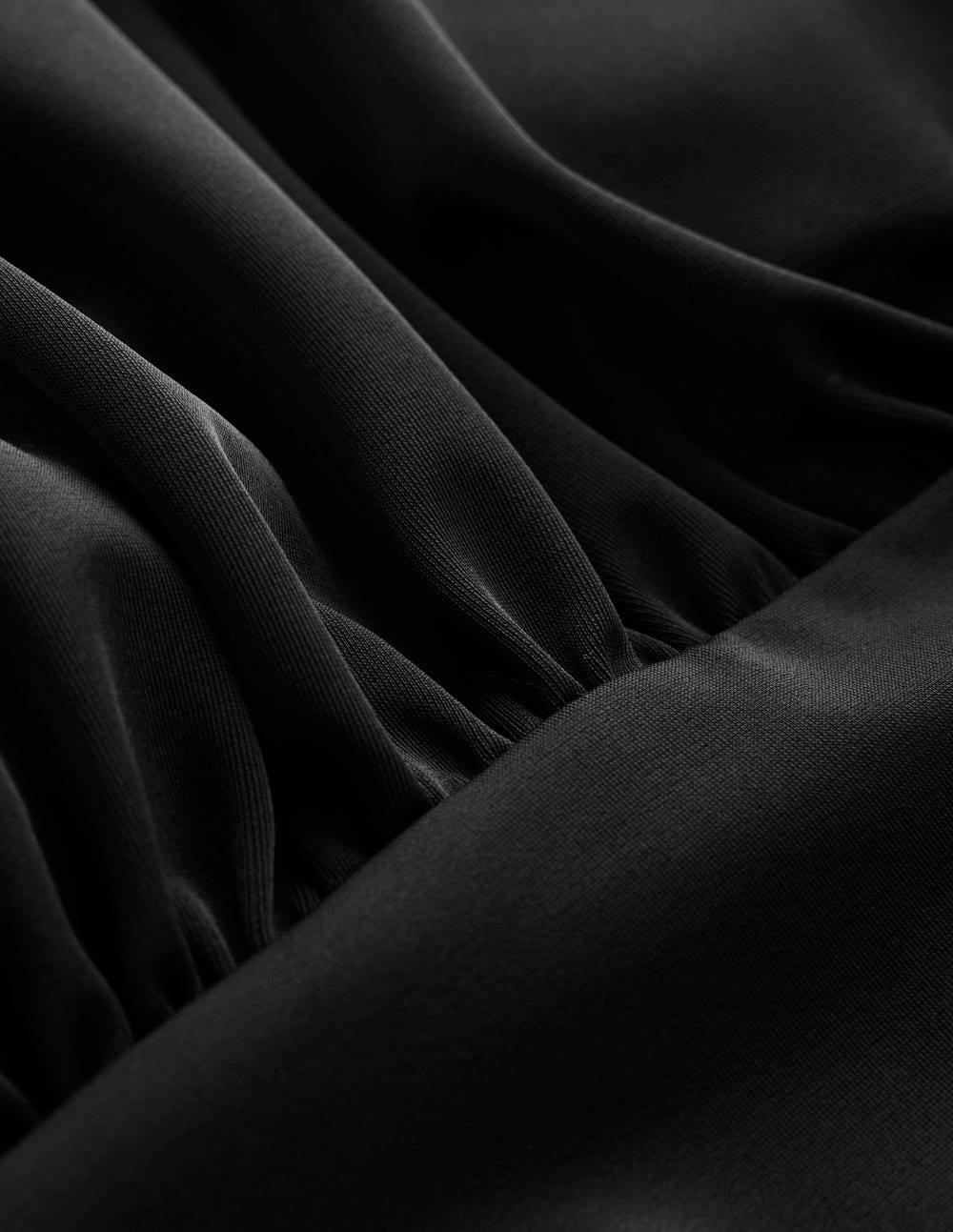 Skiathos Badeanzug mit gerafftem Einsatz-Schwarz-6