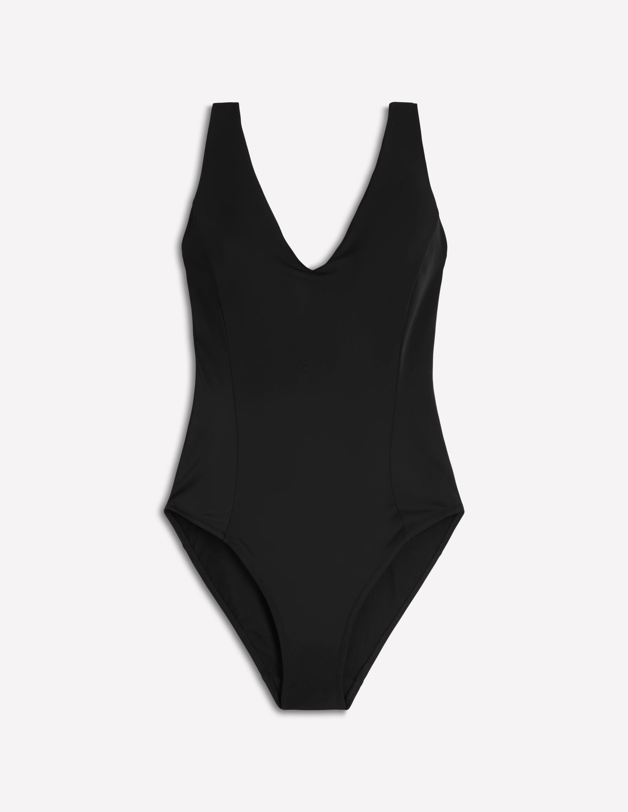 Maillot de bain avec bretelles à détails-Noir - Image 5