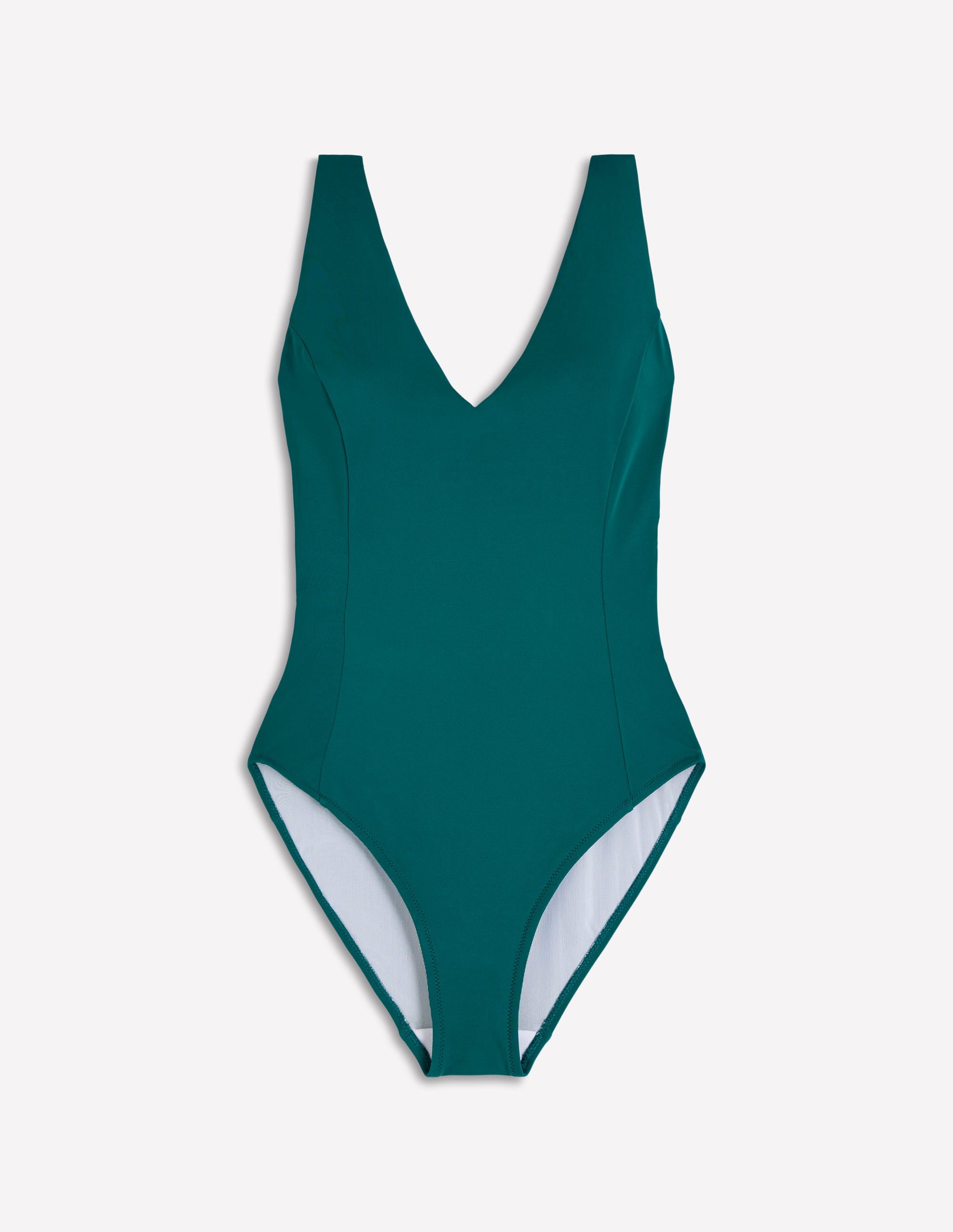 Maillot de bain avec bretelles à détails-Vert pacifique - Image 6