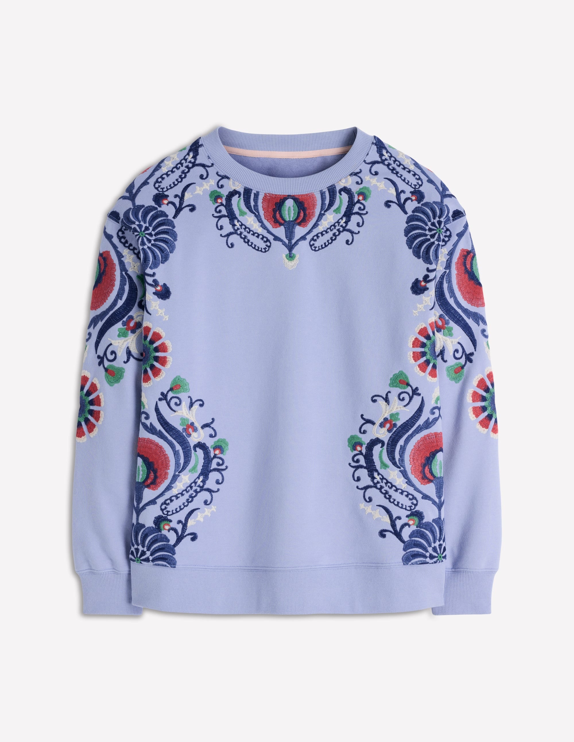 Sweat Emi brodé-Broderie bleu clair - Image 6