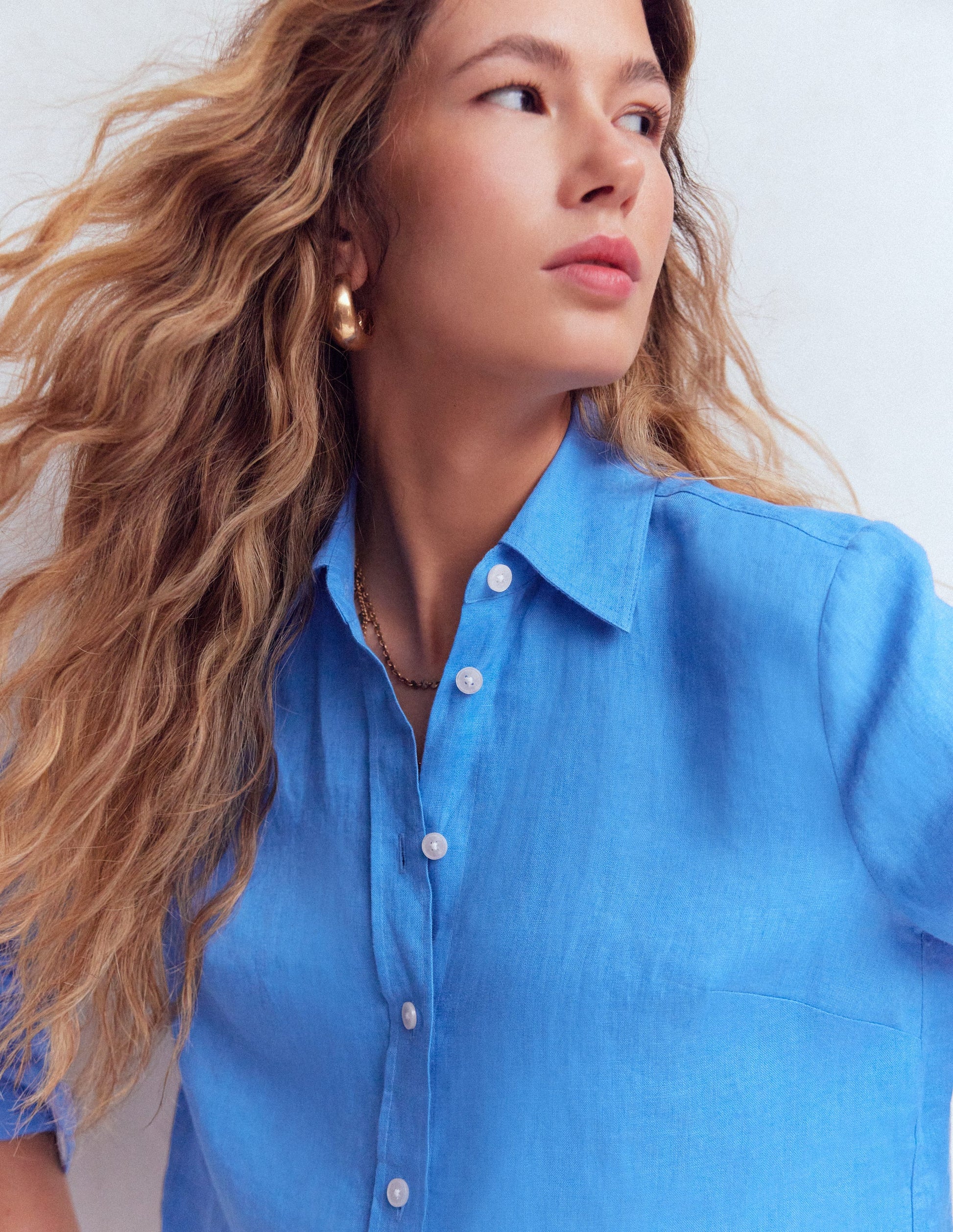 Sienna Leinenhemd-Blau-2