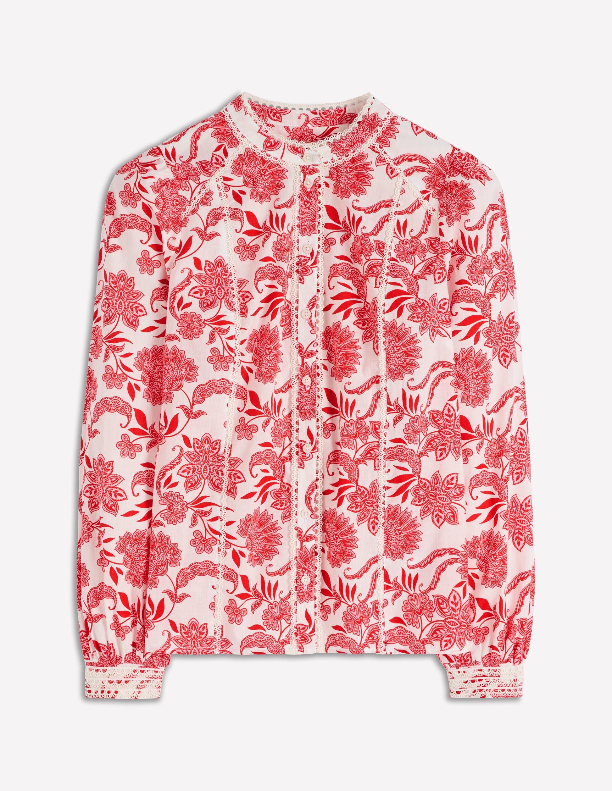 Rhea Baumwolloberteil mit Besatz-Orchideenrosa, Elegante Blüte-6