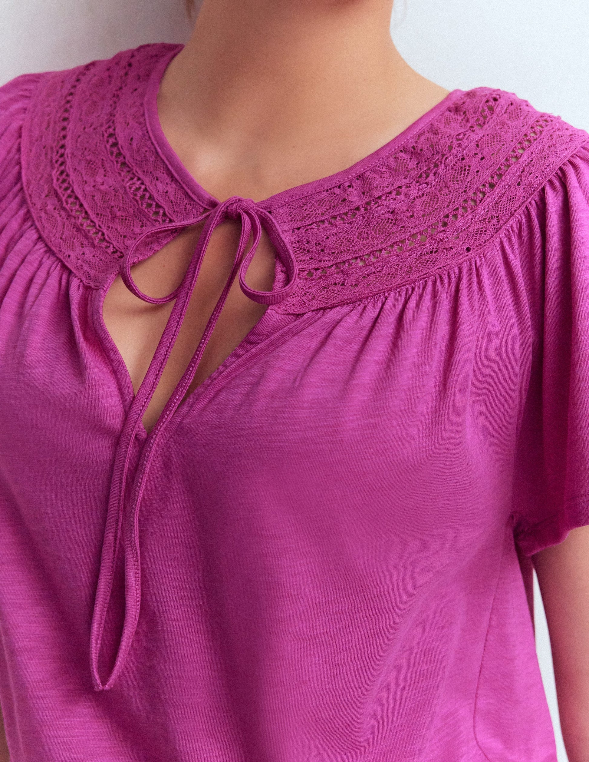 T-shirt Edi à détails-Passiflore-2