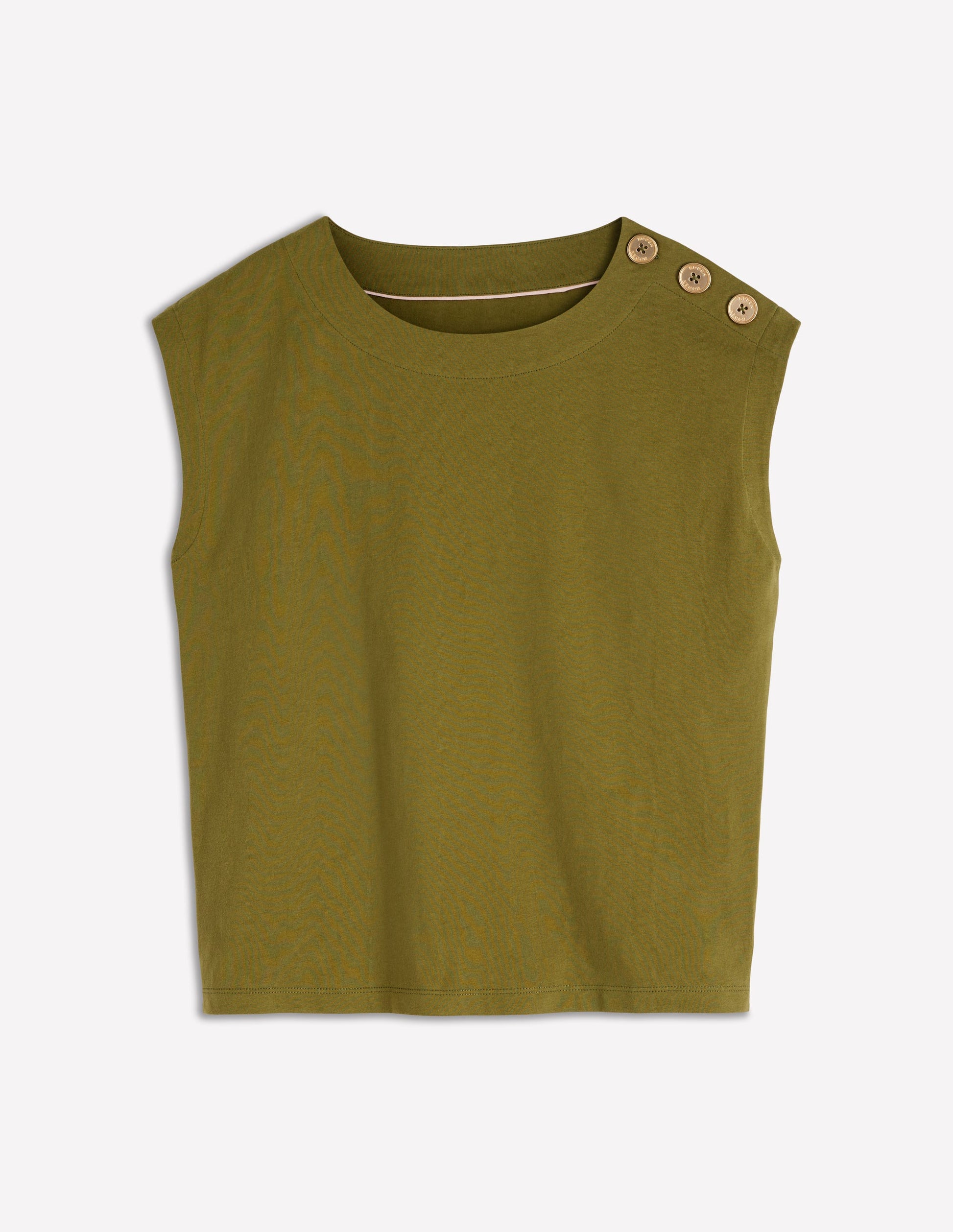 Button Detail T-Shirt-Mayfly-5