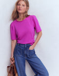 Ali T-Shirt mit Besatz-Passionsblume