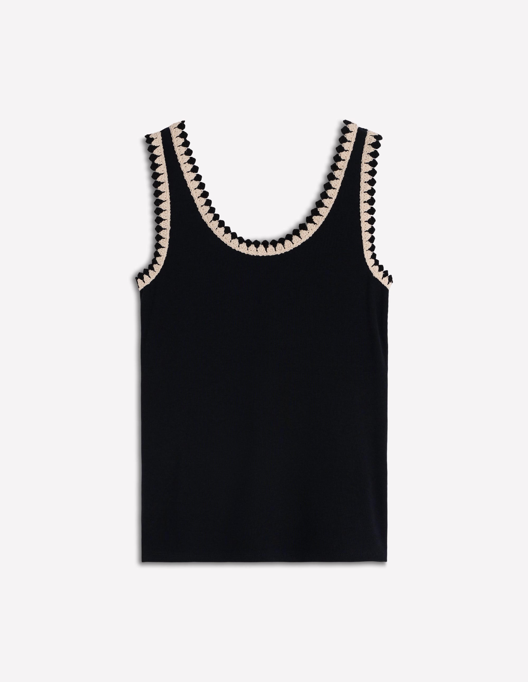 Maddie Top mit Besatz-Schwarz - Image 6
