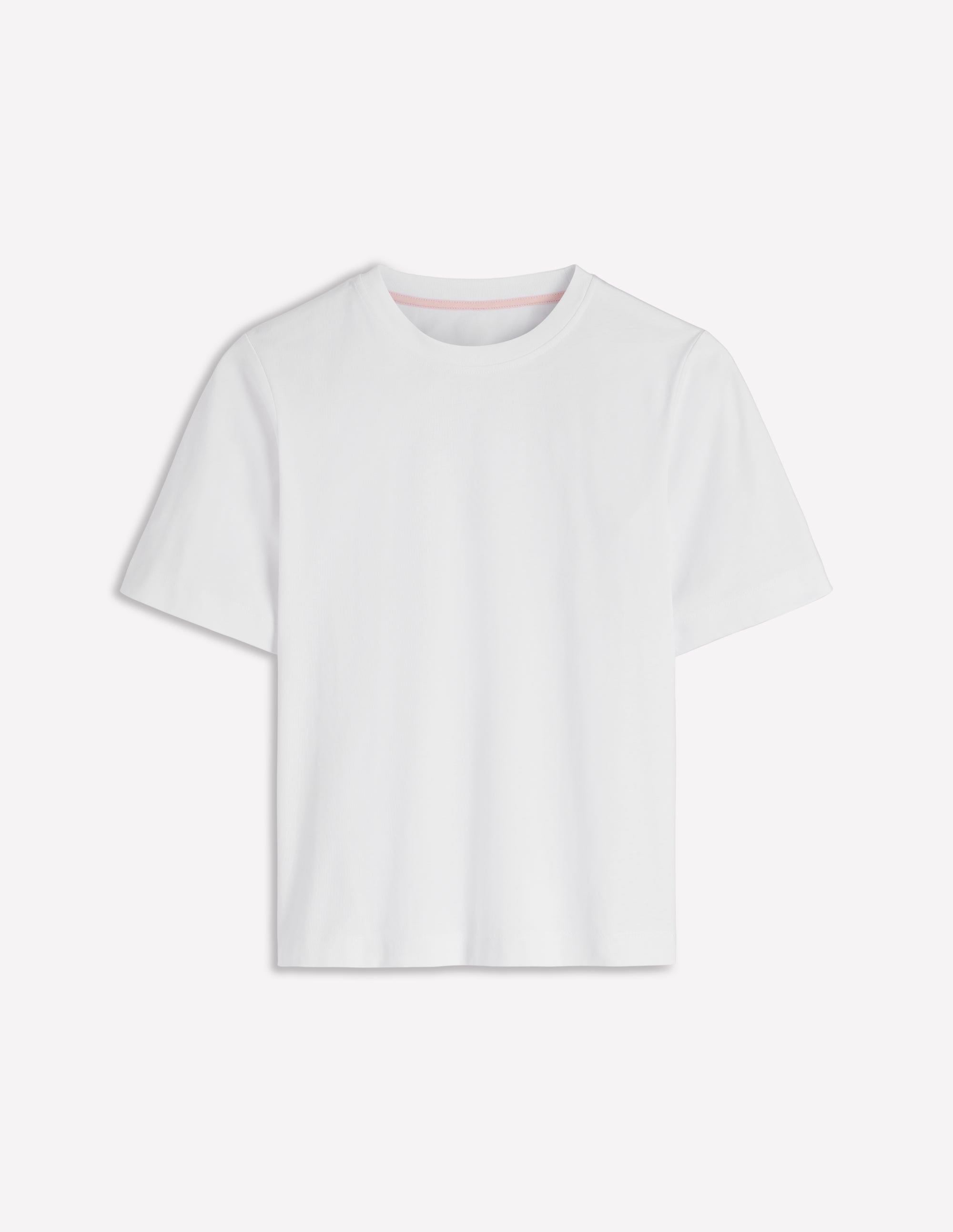T-shirt décontracté en coton-Blanc - Image 5