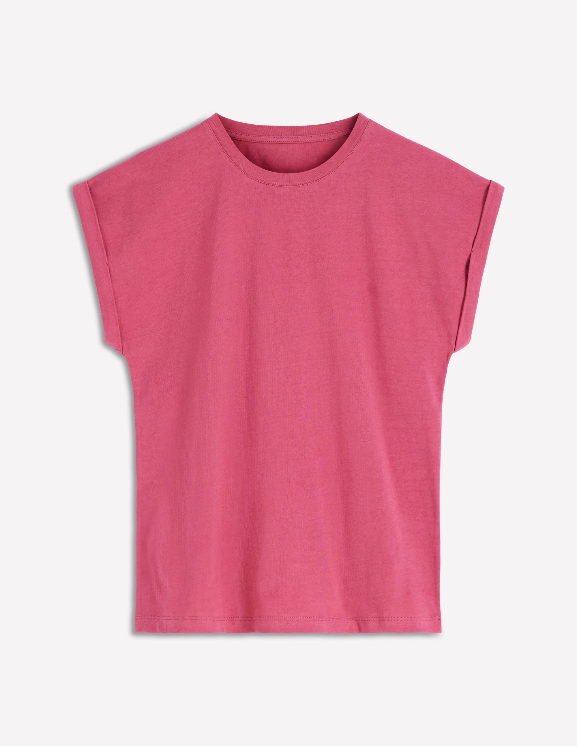 T-Shirt mit Umschlag-Pastellrosa - Image 5