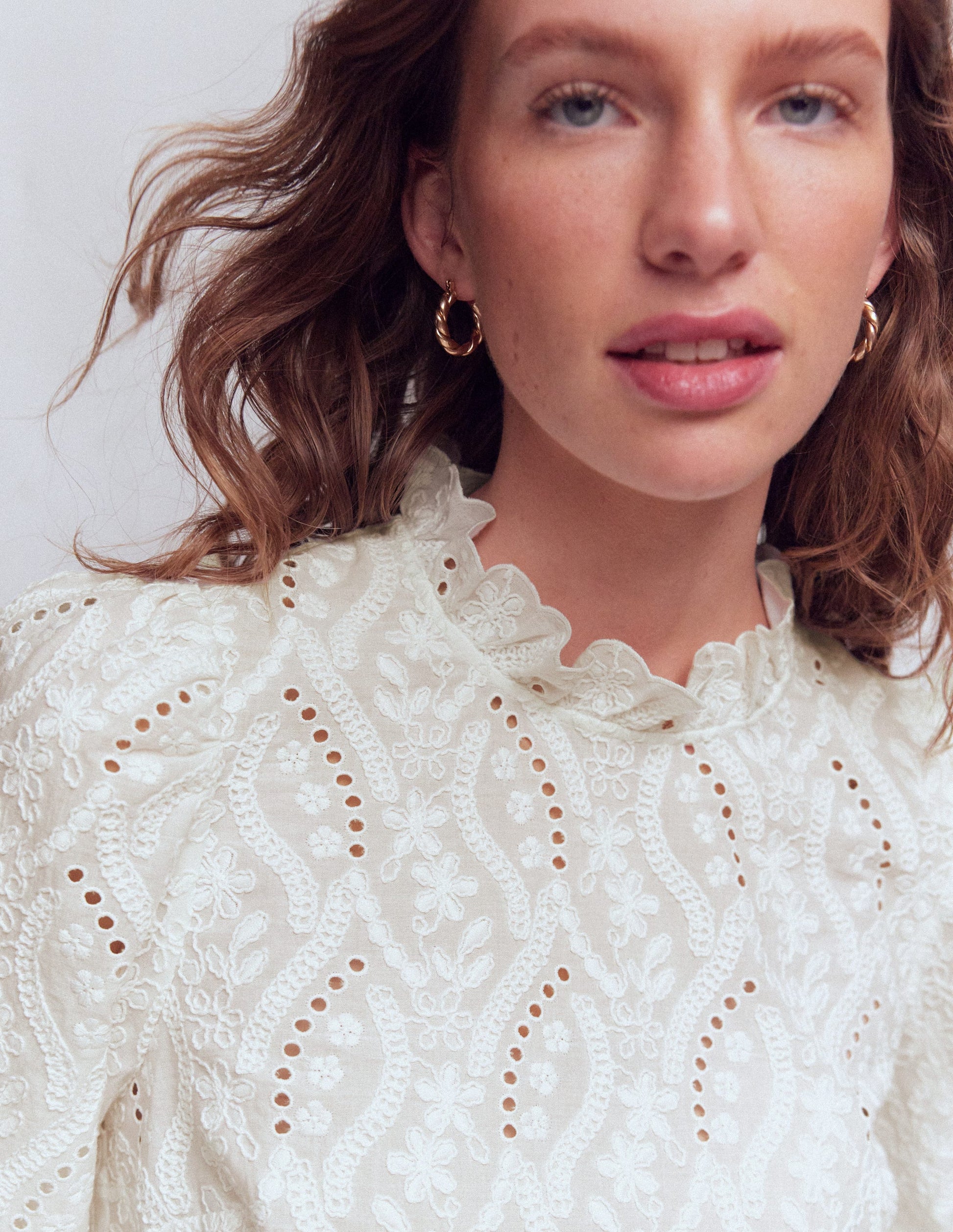 Oberteil mit Puffärmeln-Naturweiß-2