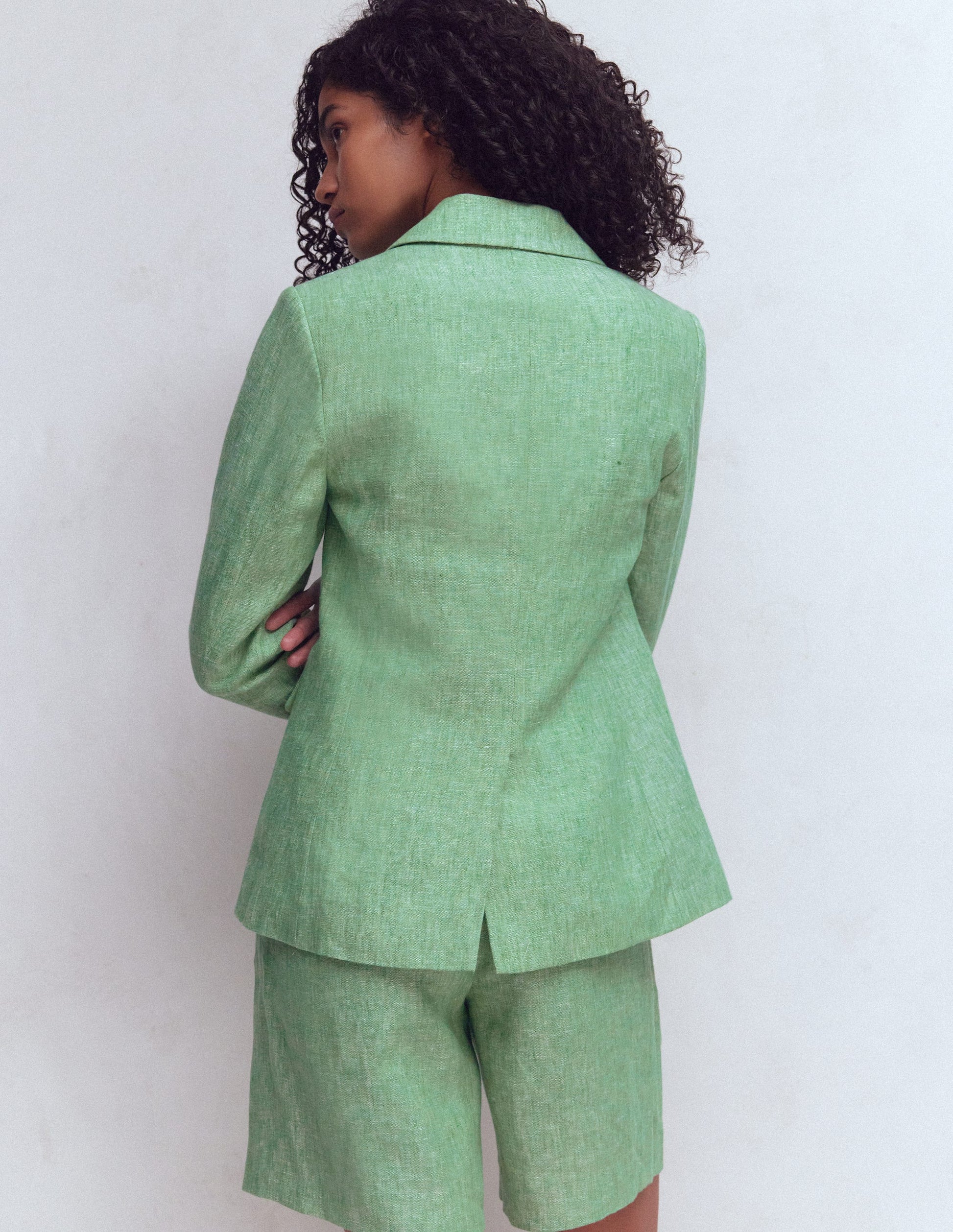 Stamford Leinenblazer-Aloe-Grün Chambray-3