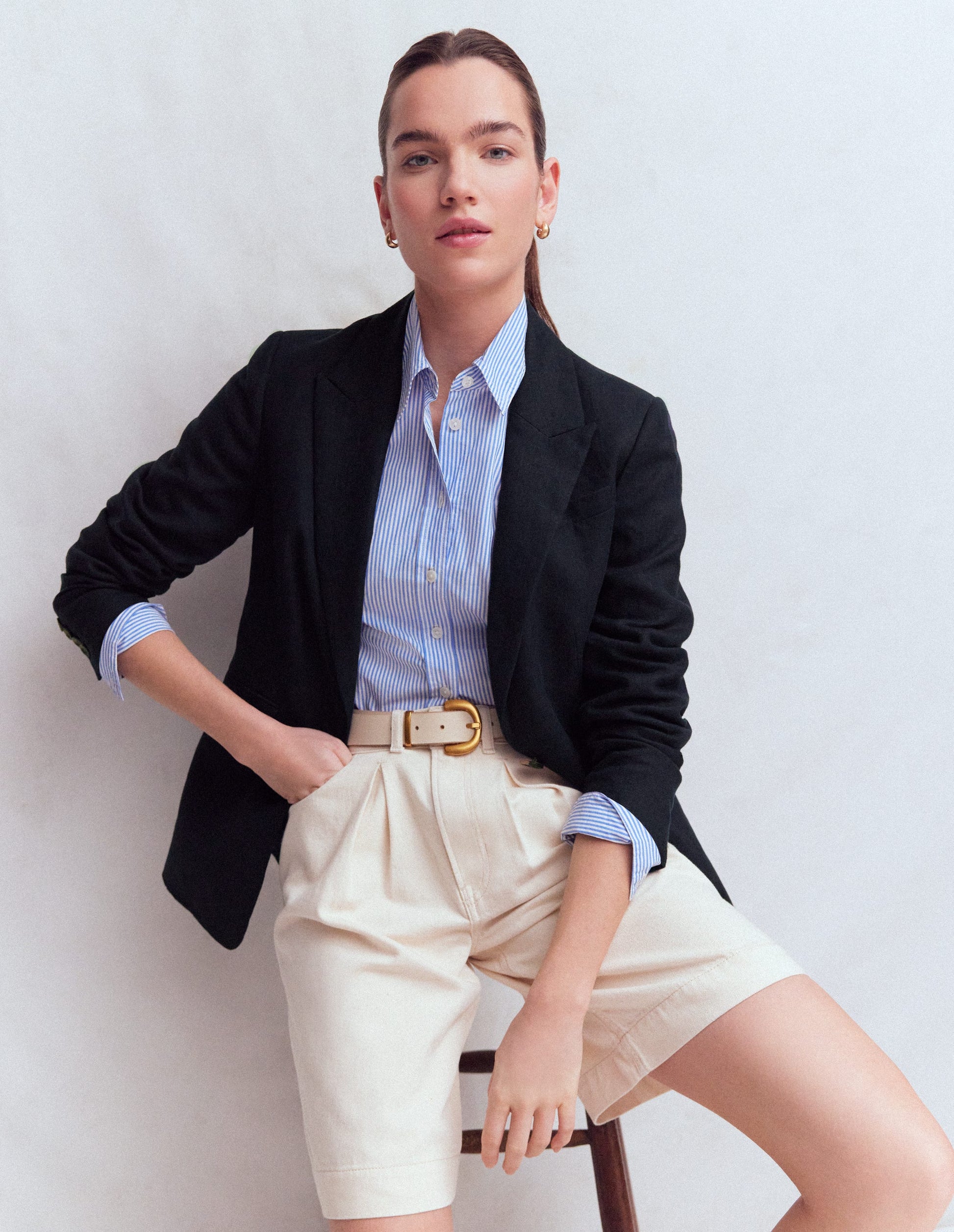 Stamford Leinenblazer-Marineblau-1