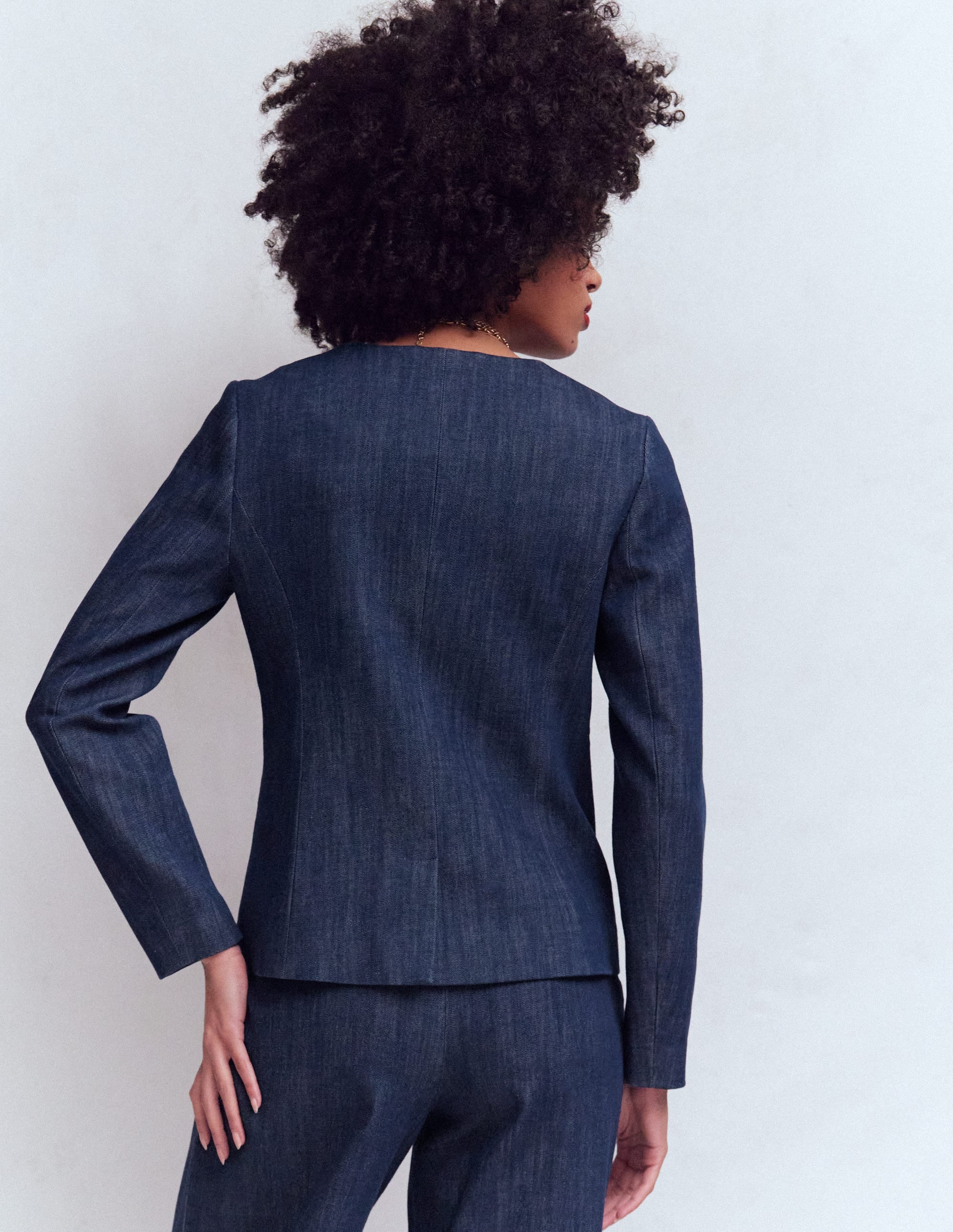 Hampstead Blazer aus Baumwoll-Twill-Marineblau - Image 3