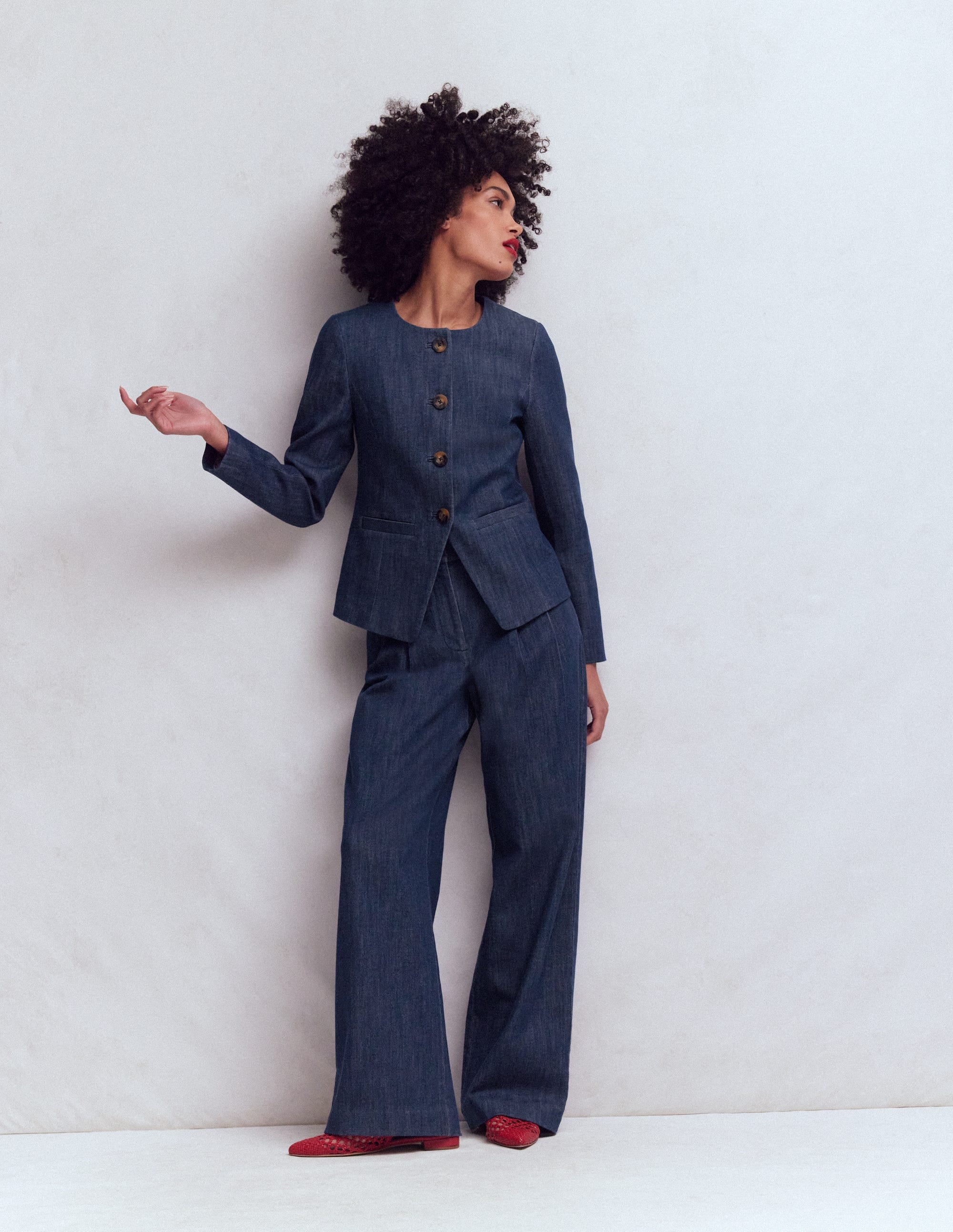 Hampstead Blazer aus Baumwoll-Twill-Marineblau - Image 4