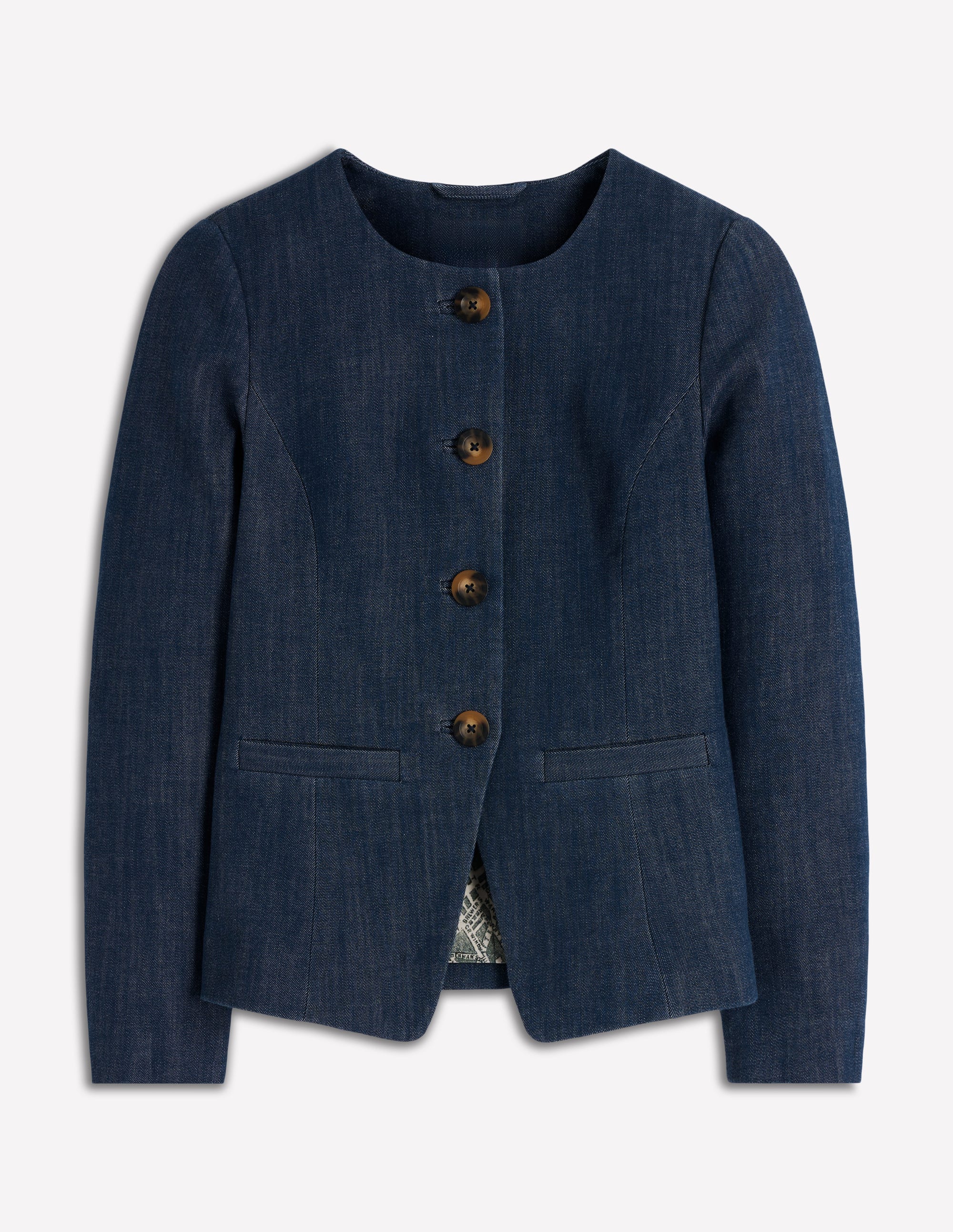 Hampstead Blazer aus Baumwoll-Twill-Marineblau - Image 7