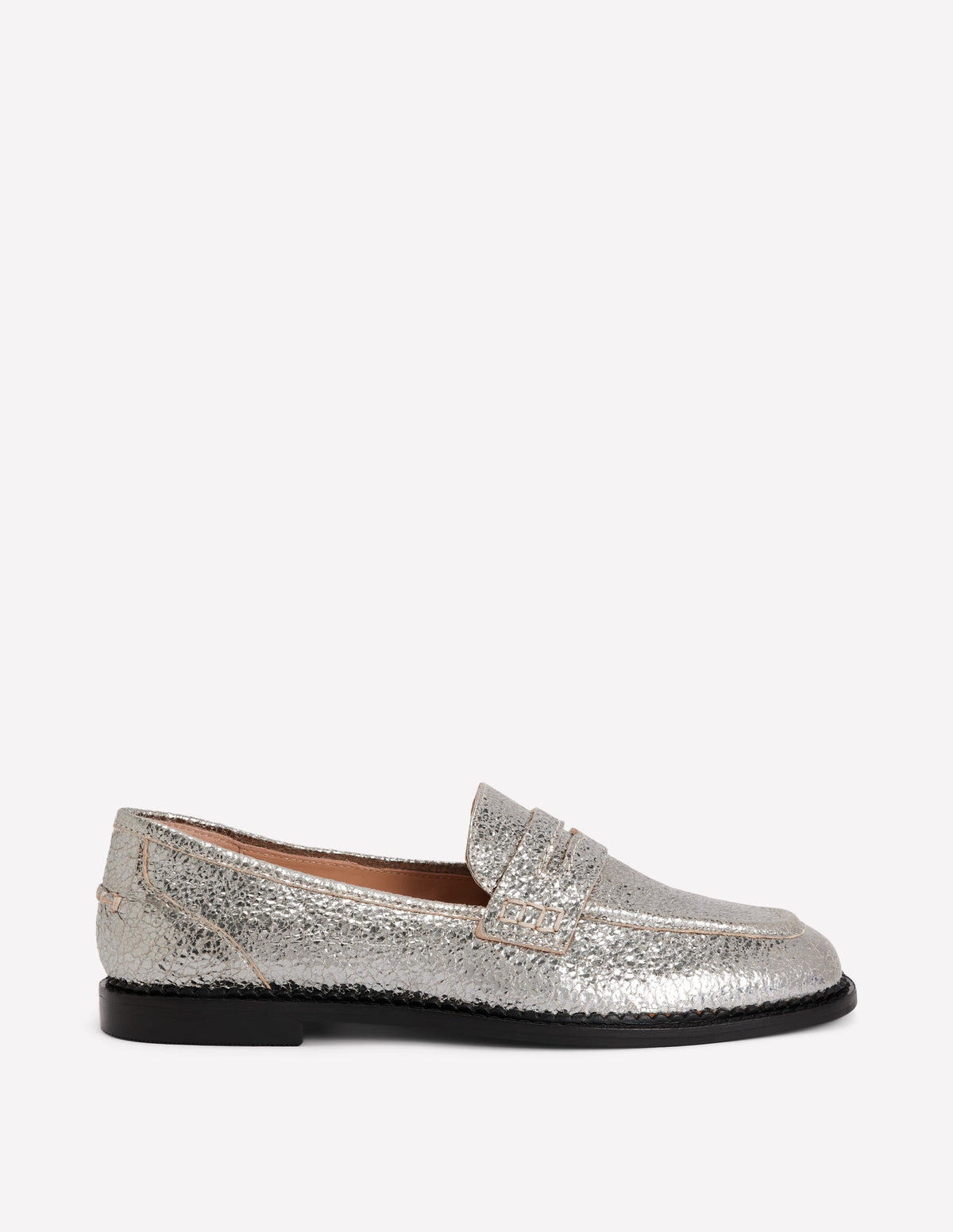 Nya Pennyloafer-Silber-Metallic-1