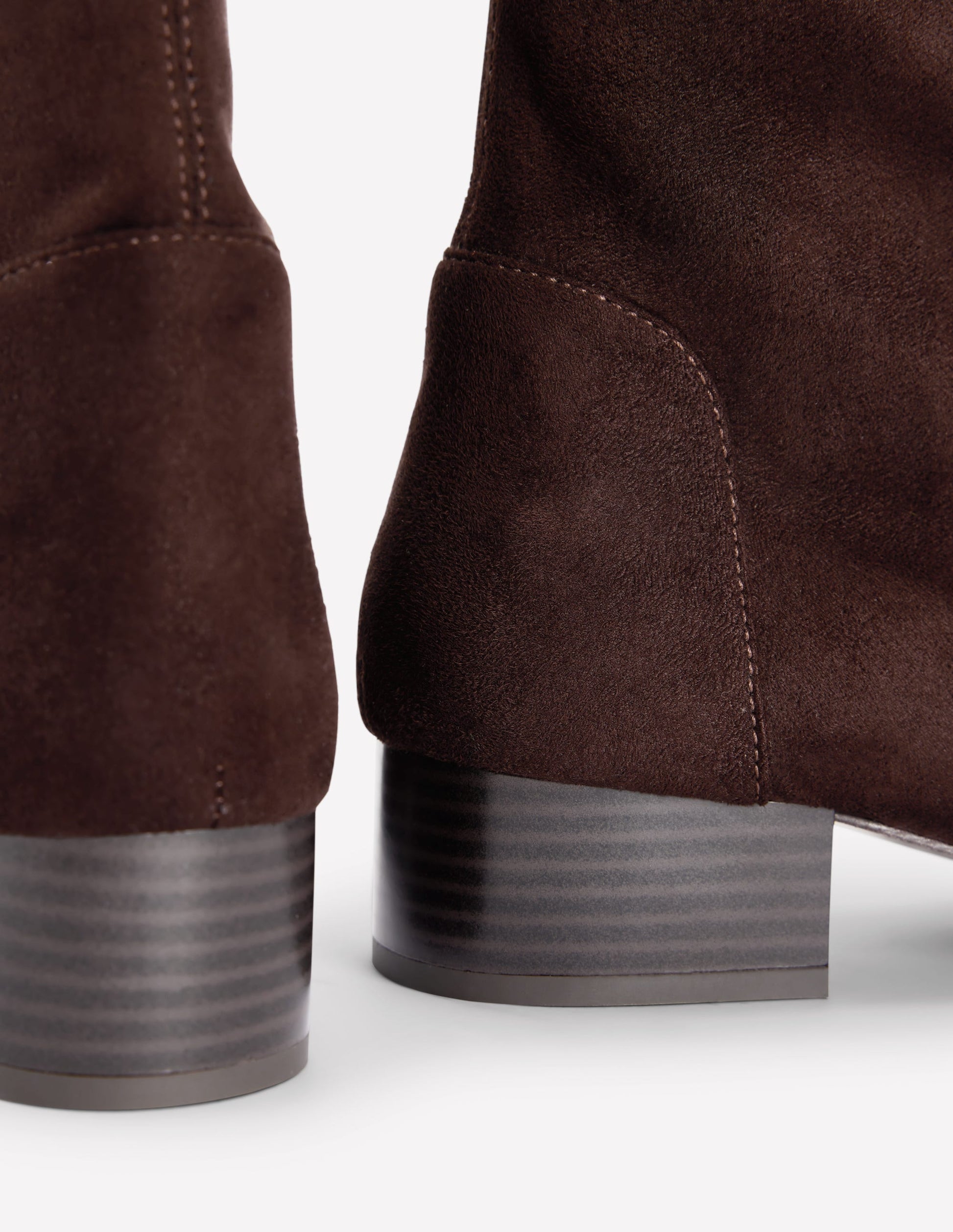 Flache Stretch-Stiefel-Schoko-4