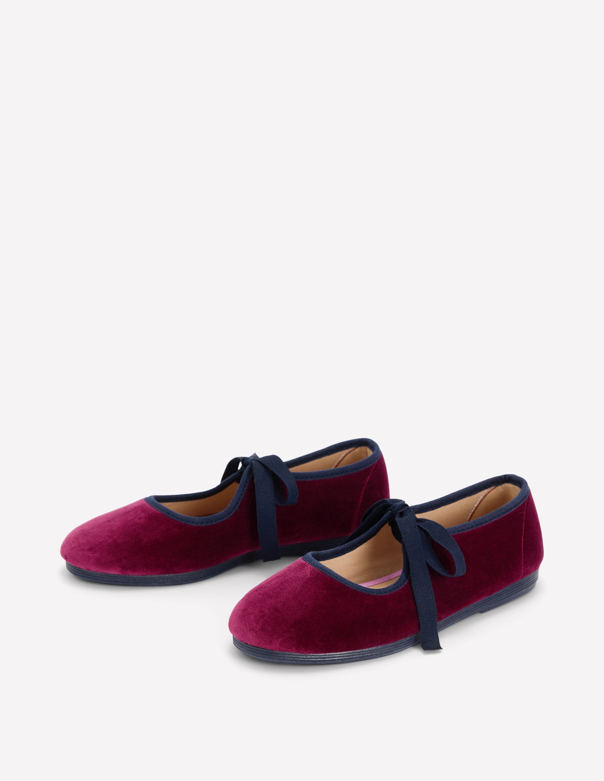 Flexible Mary Janes mit Schnürung-Oxblood - Image 3