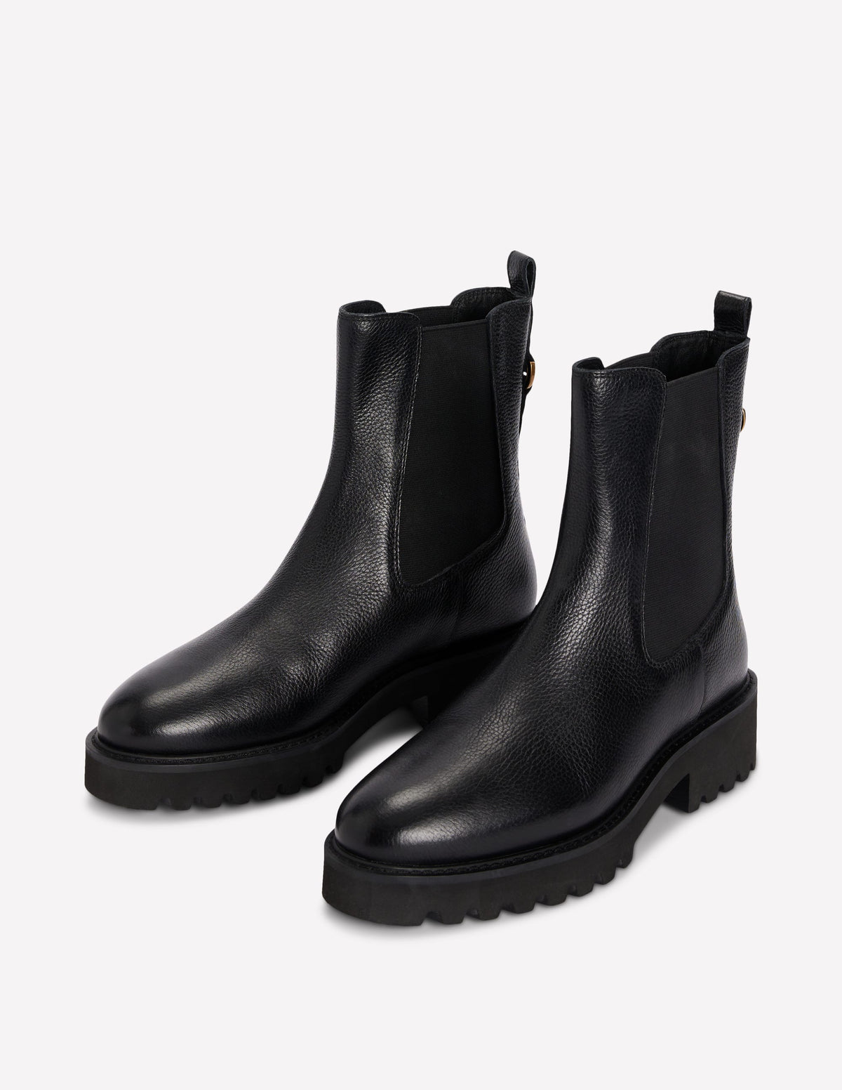 Jessie Chunky Chelsea Boots-Black - Image 3