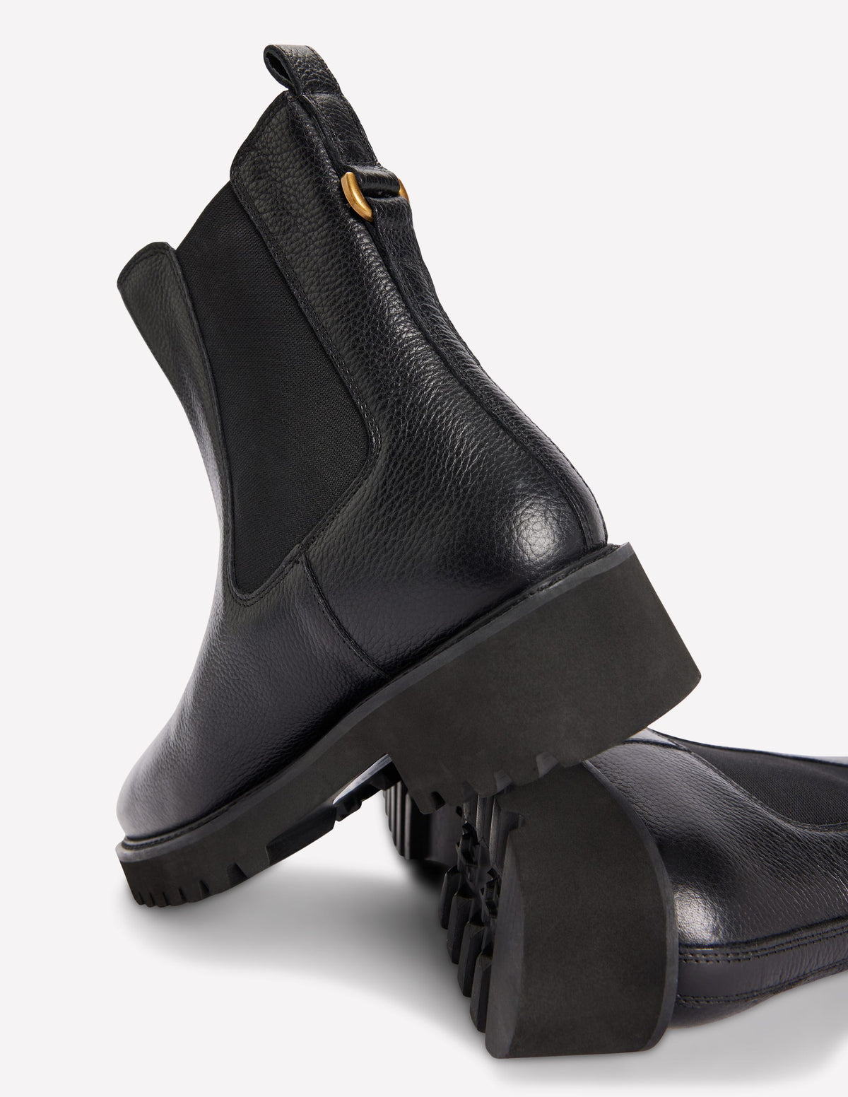 Jessie Chunky Chelsea Boots-Black - Image 4
