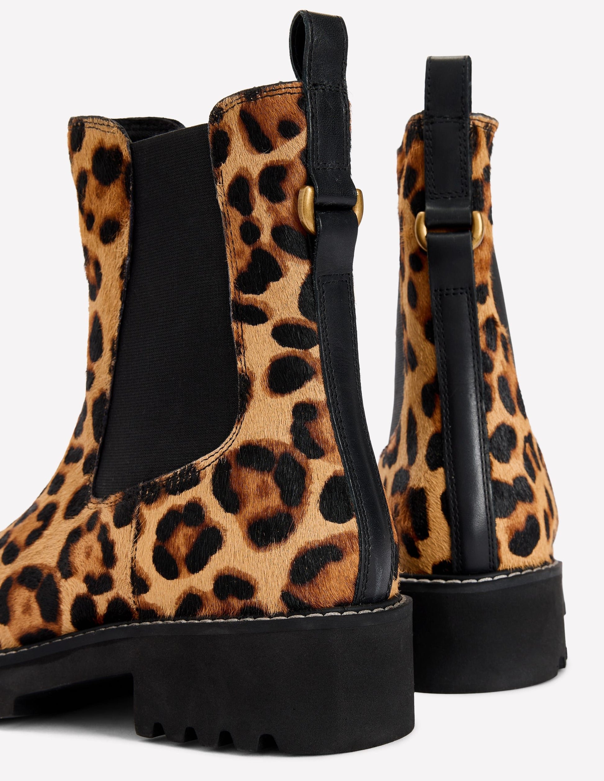 Jessie Chelsea-Stiefel mit breiter Sohle-Mohair, Leopardenmuster-4