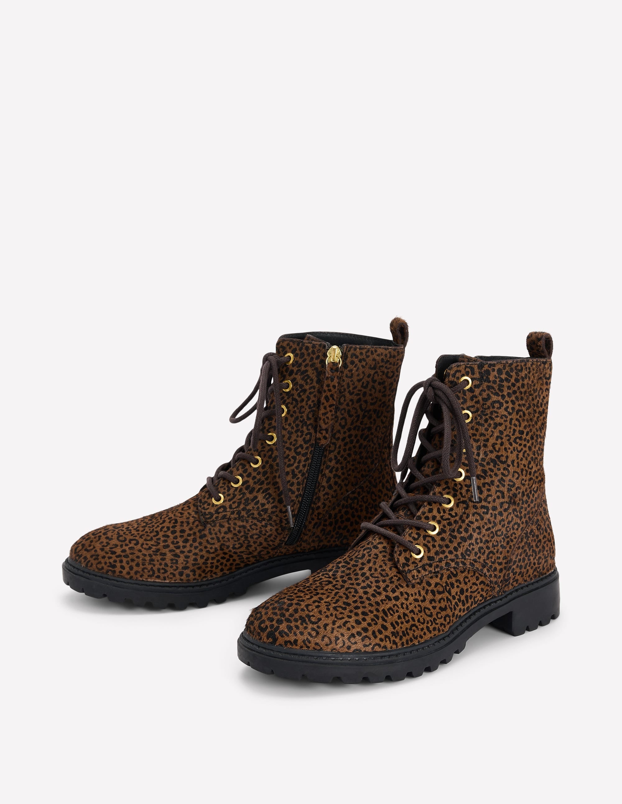 Bottines Alex à lacets-Mini-léopard - Image 3