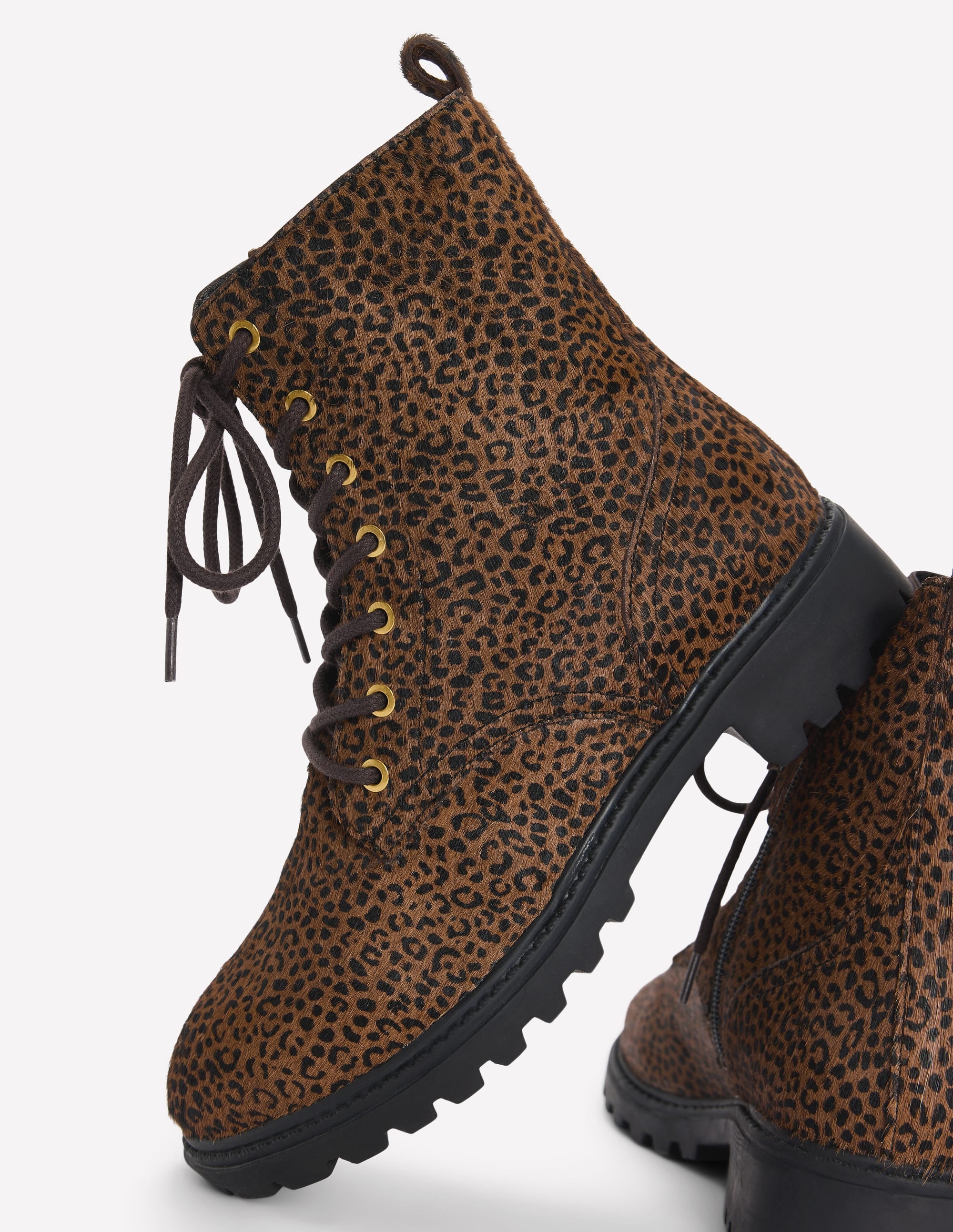 Bottines Alex à lacets-Mini-léopard - Image 4