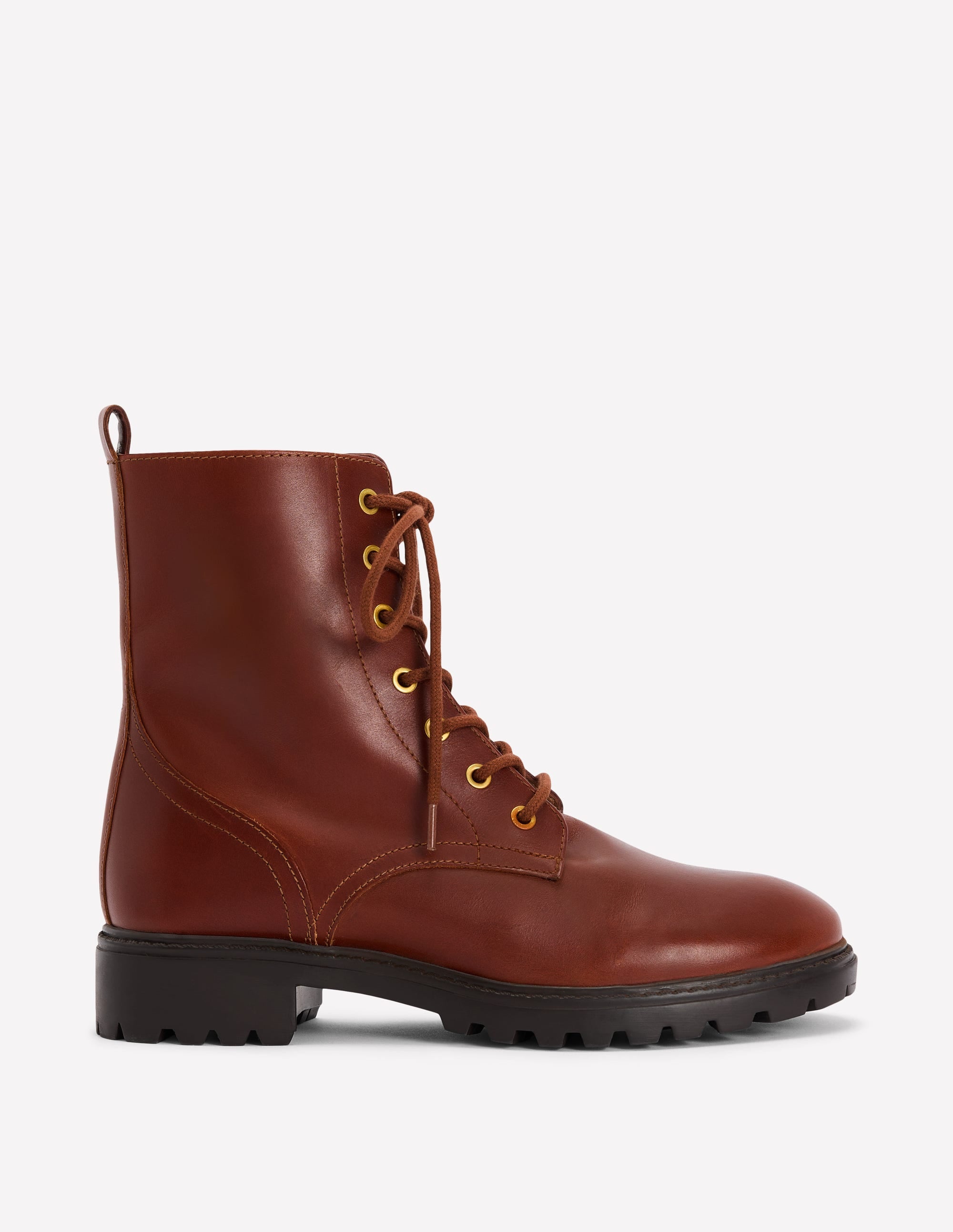 Bottines Alex à lacets-Fauve - Image 1
