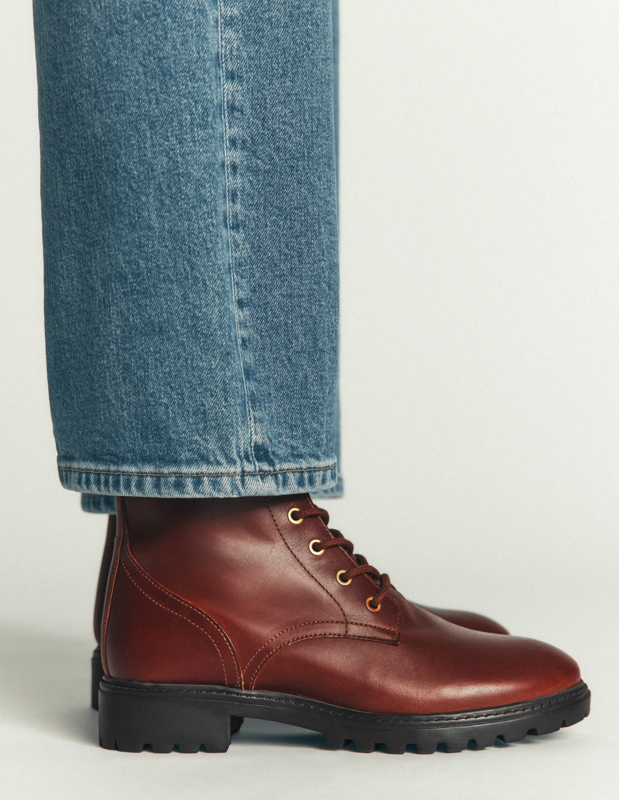 Bottines Alex à lacets-Fauve - Image 2