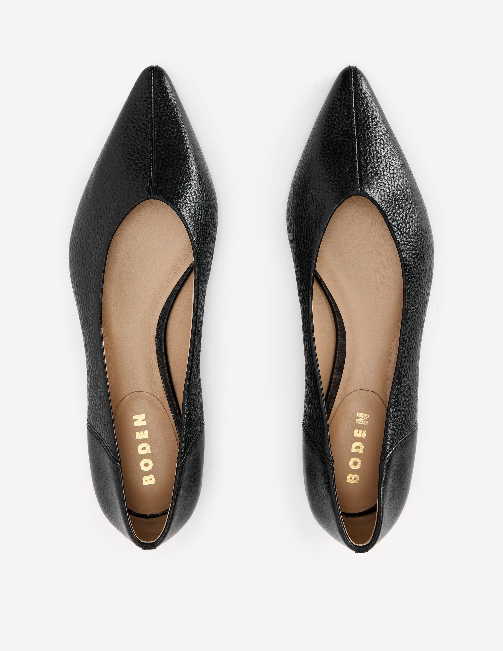 Nigella Flache Schuhe mit spitzer Zehenpartie-Schwarz - Image 5