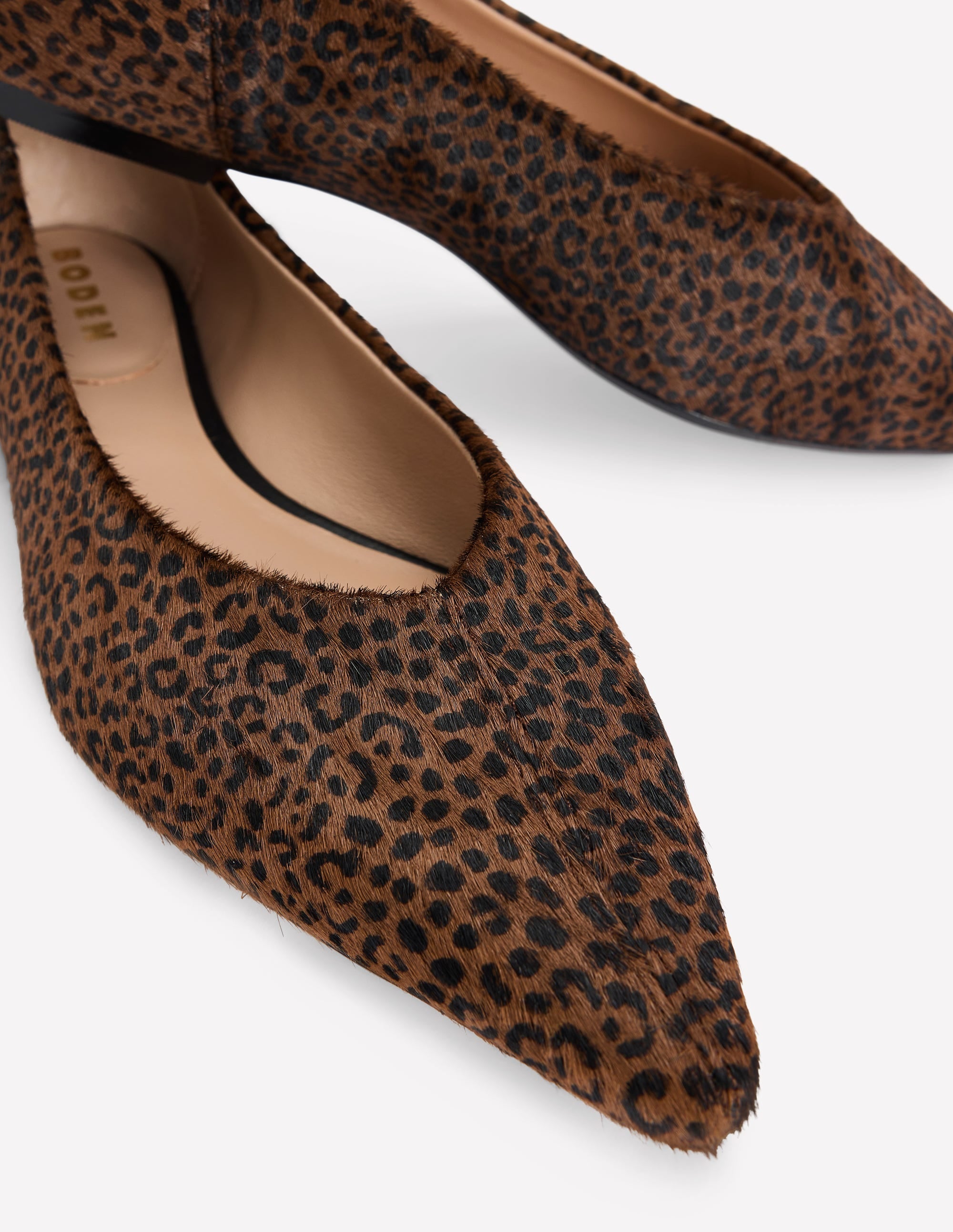 Nigella Pointed Toe Flats-Mini Leopard - Image 4