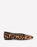 Nadia Chisel Toe Flats-Classic Leopard